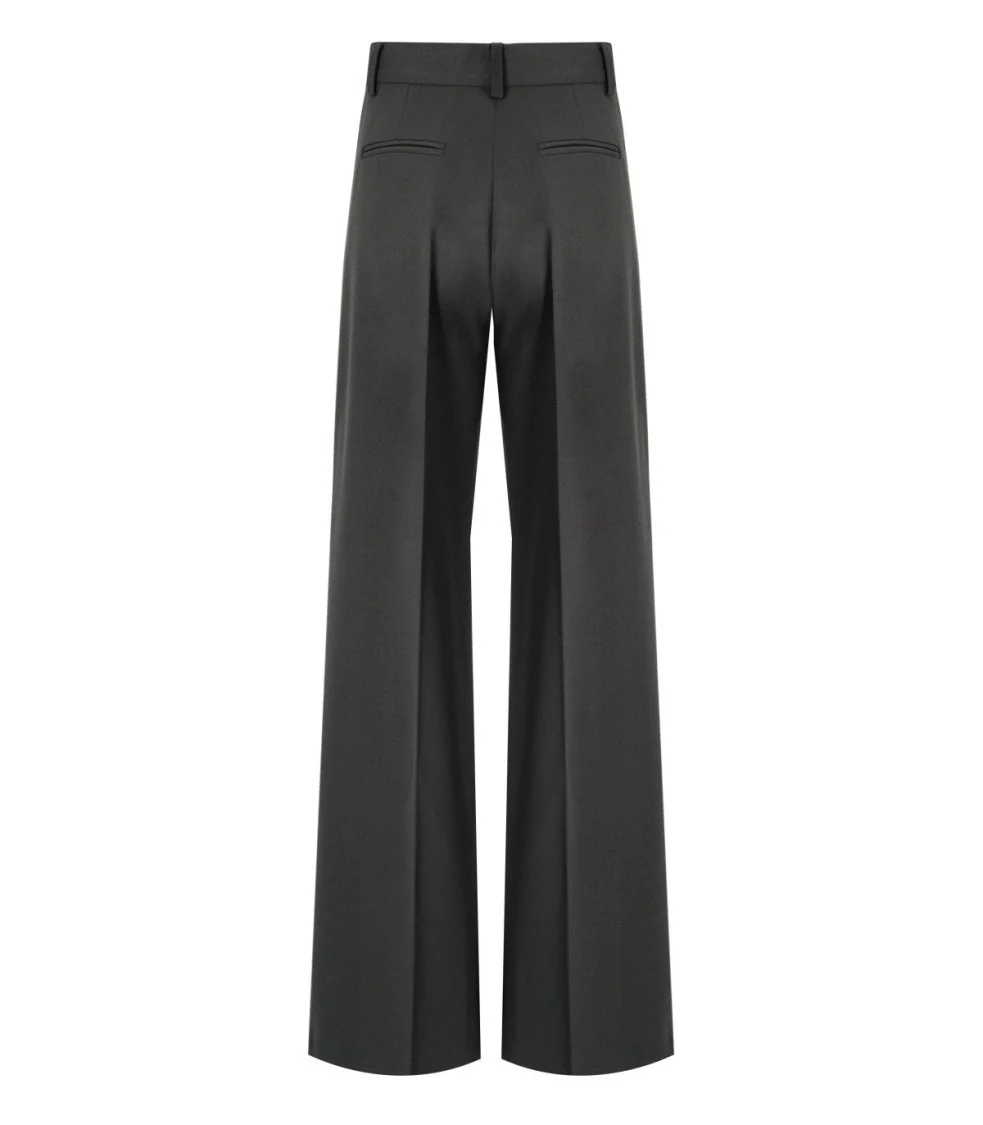 Dark Grey Wide Leg Pants