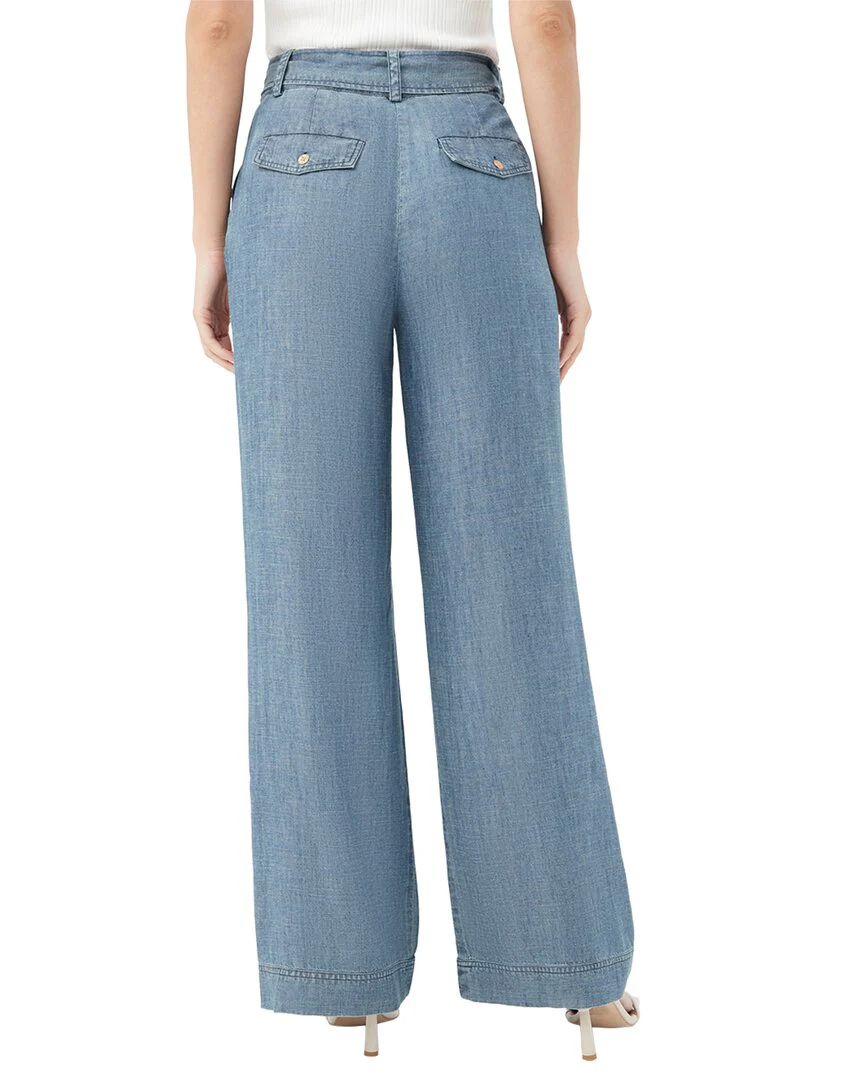 Trina Turk Tonga Linen-Blend Pant