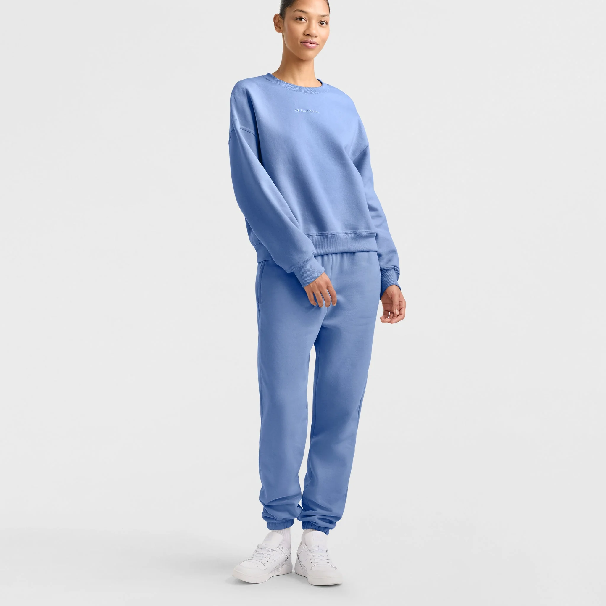 Powerblend Crewneck Sweatshirt, Embroidered Script Logo