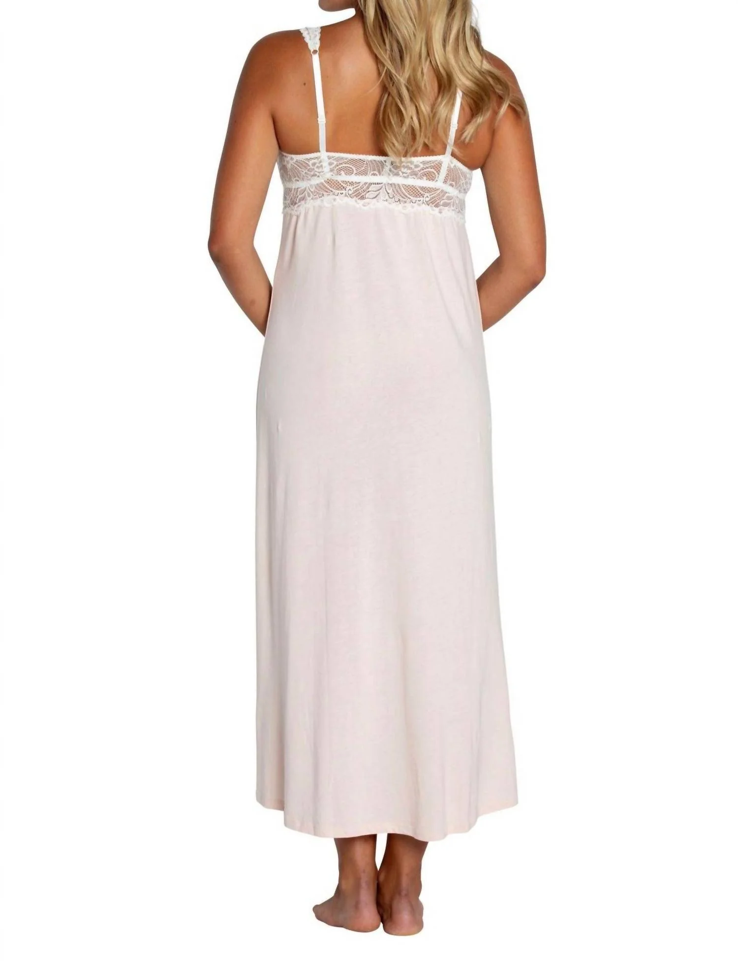 Alissa Tank Nightgown In Heavenly Rose