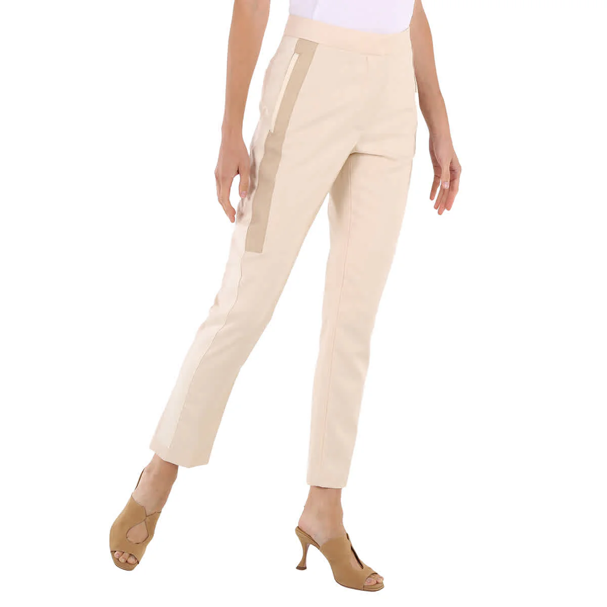 Burberry Ladies Buttermilk Tailored Trousers