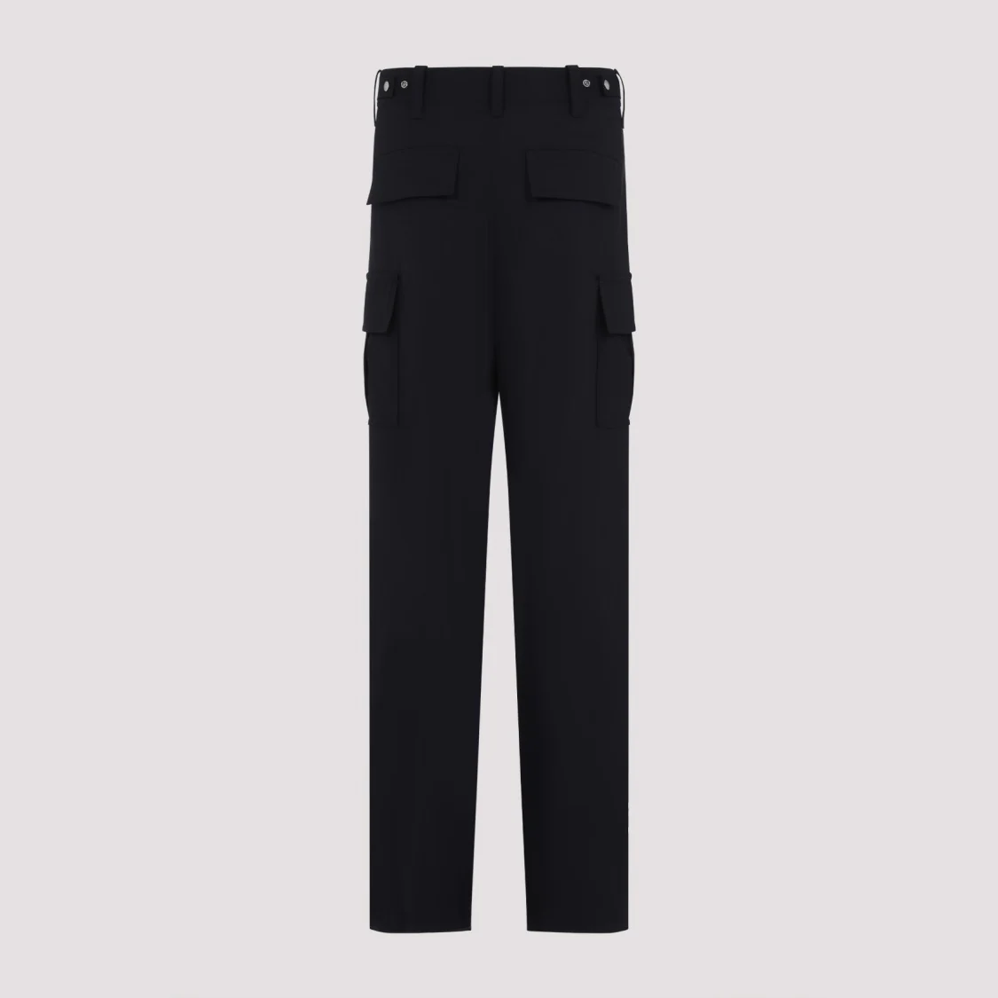 Midnight Blue Wool Fine Pants