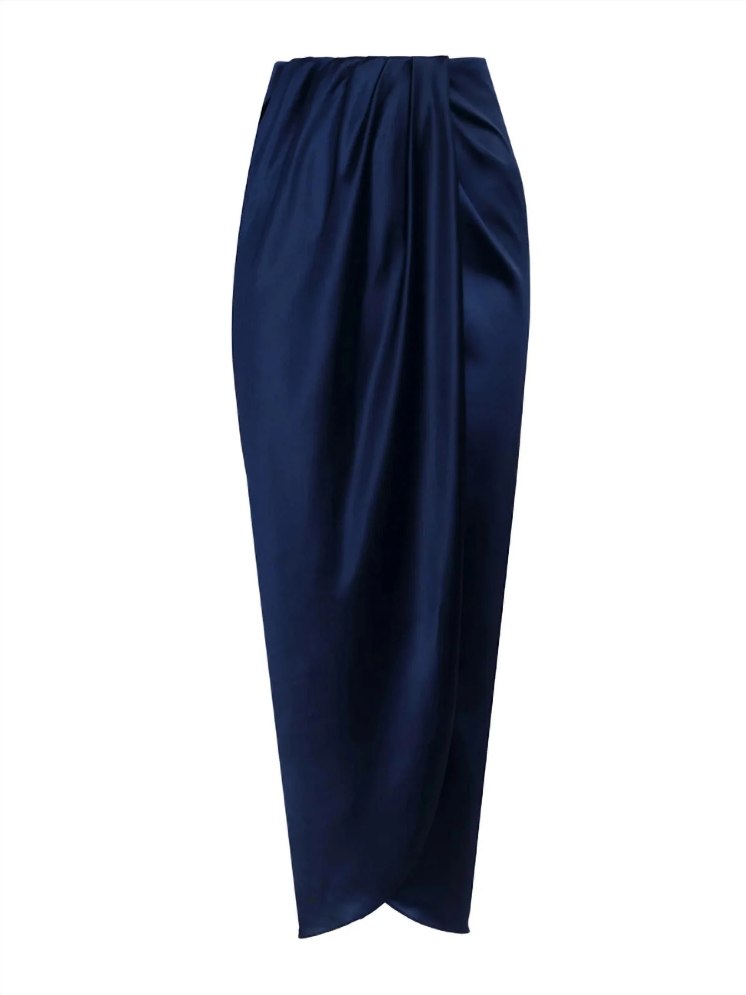 Women's Memorias Satin Skirt In Navy