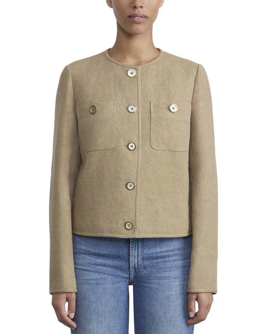 Lafayette 148 New York Collarless Jacket
