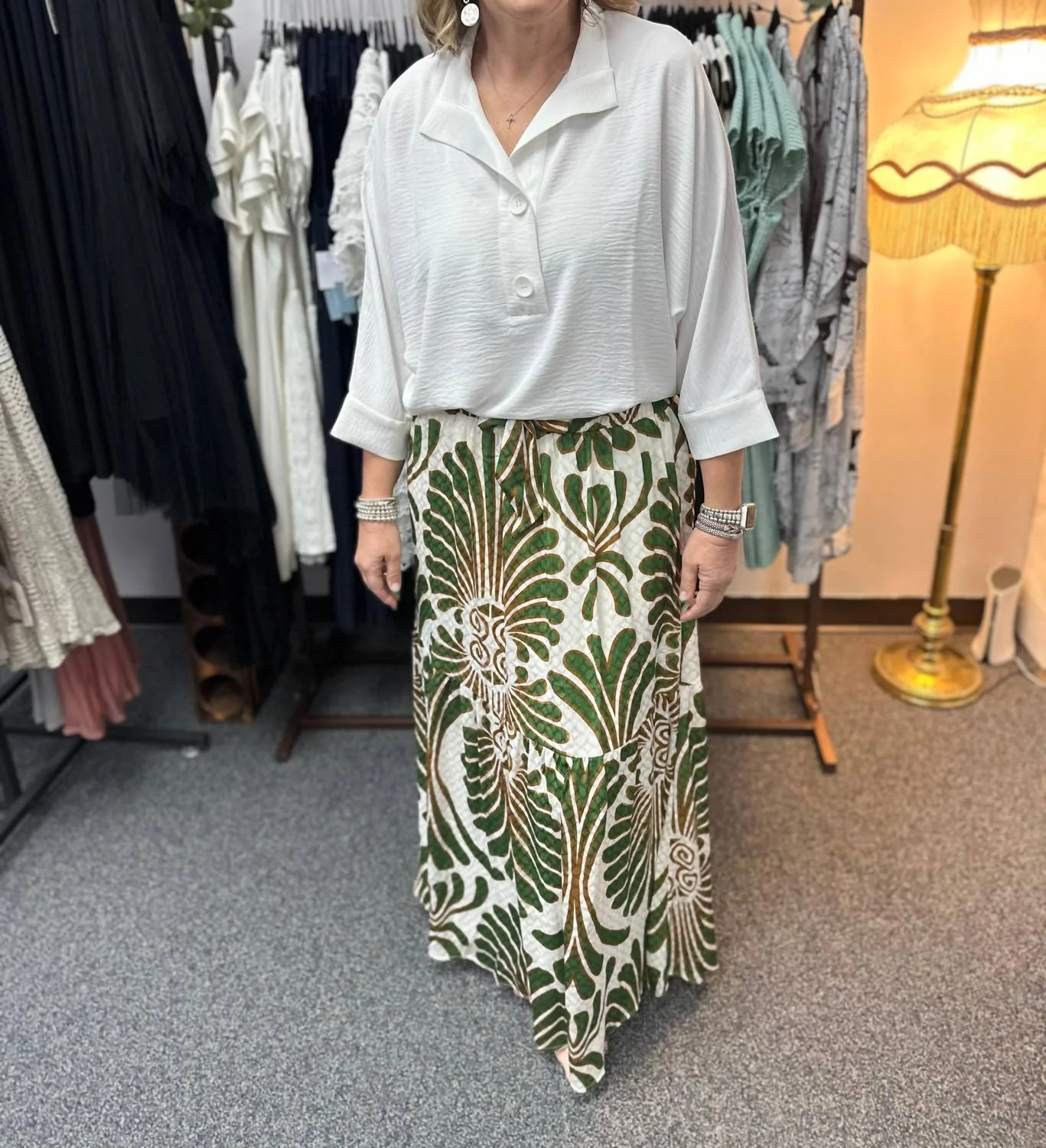 Emily Skirt In Olive