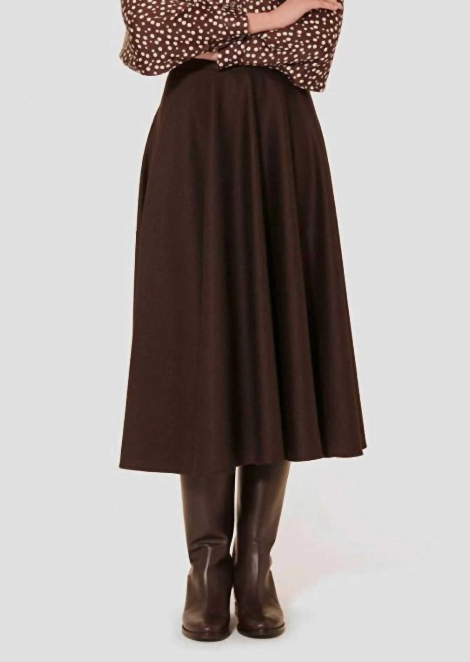 Jackie Skirt In Chocolate