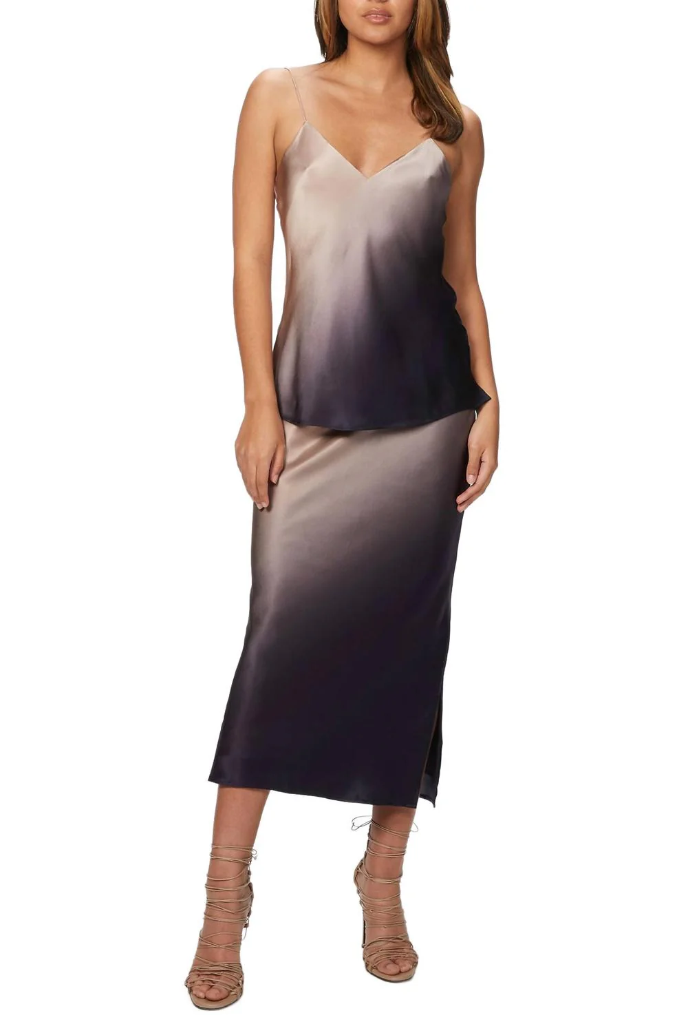 Jessica Skirt In Navy Ombré