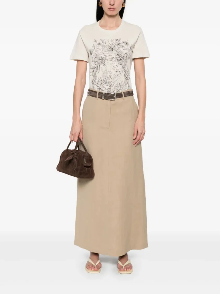 Beige Iglesias Maxi Skirt