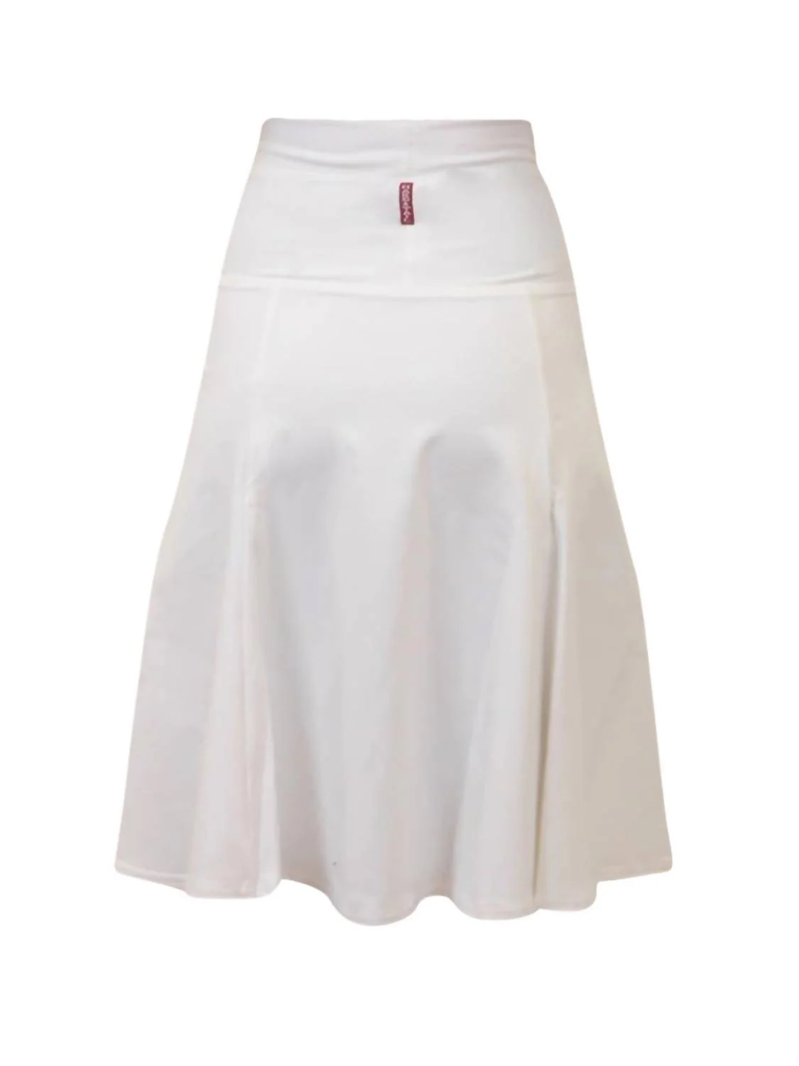 Supplex 4 Panel Skirt In White