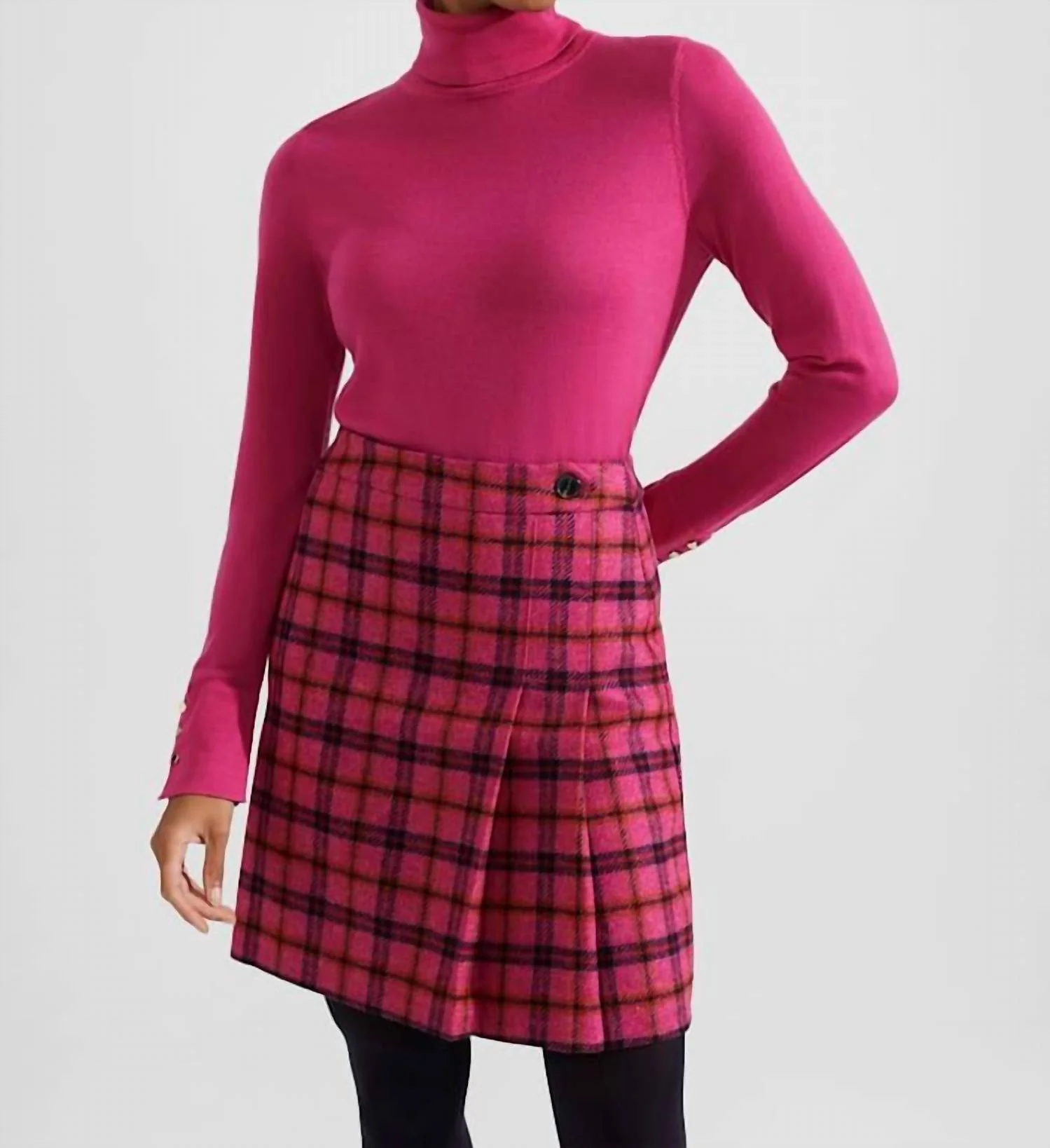 Leah Skirt In Pink Multi