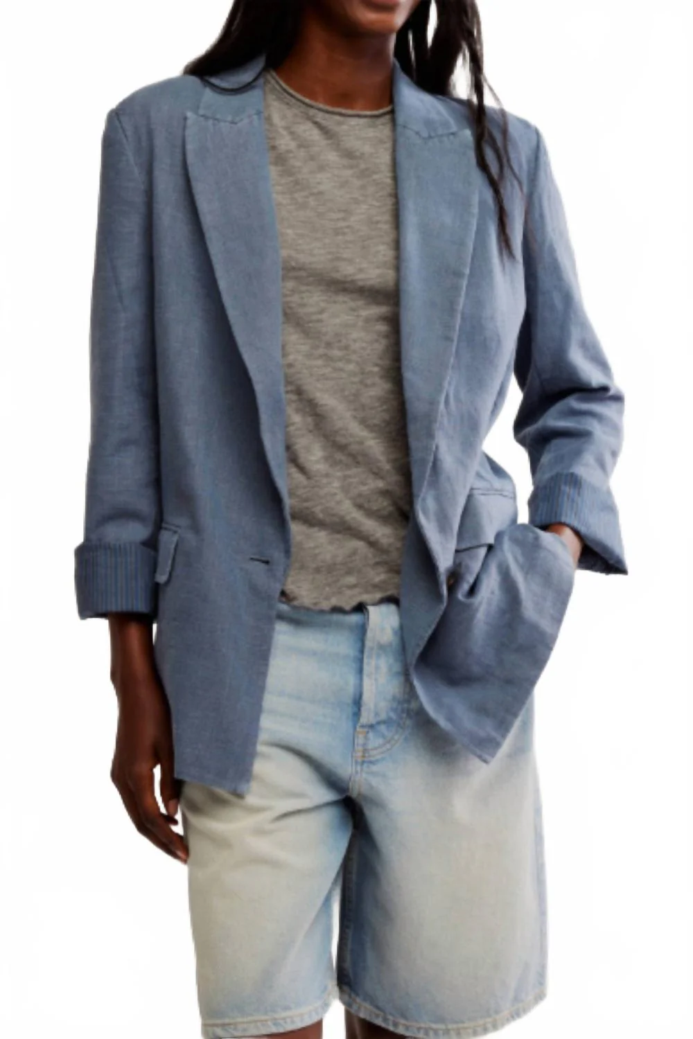 Prep School Blazer In Vintage Indigo