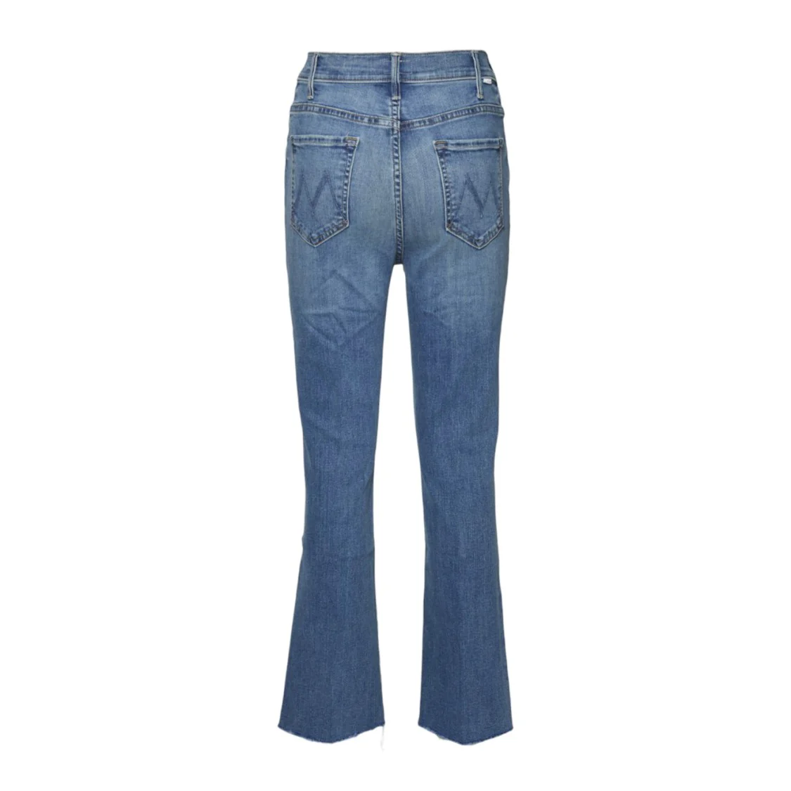 The Hustler Ankle Fray Blue Cotton Jeans