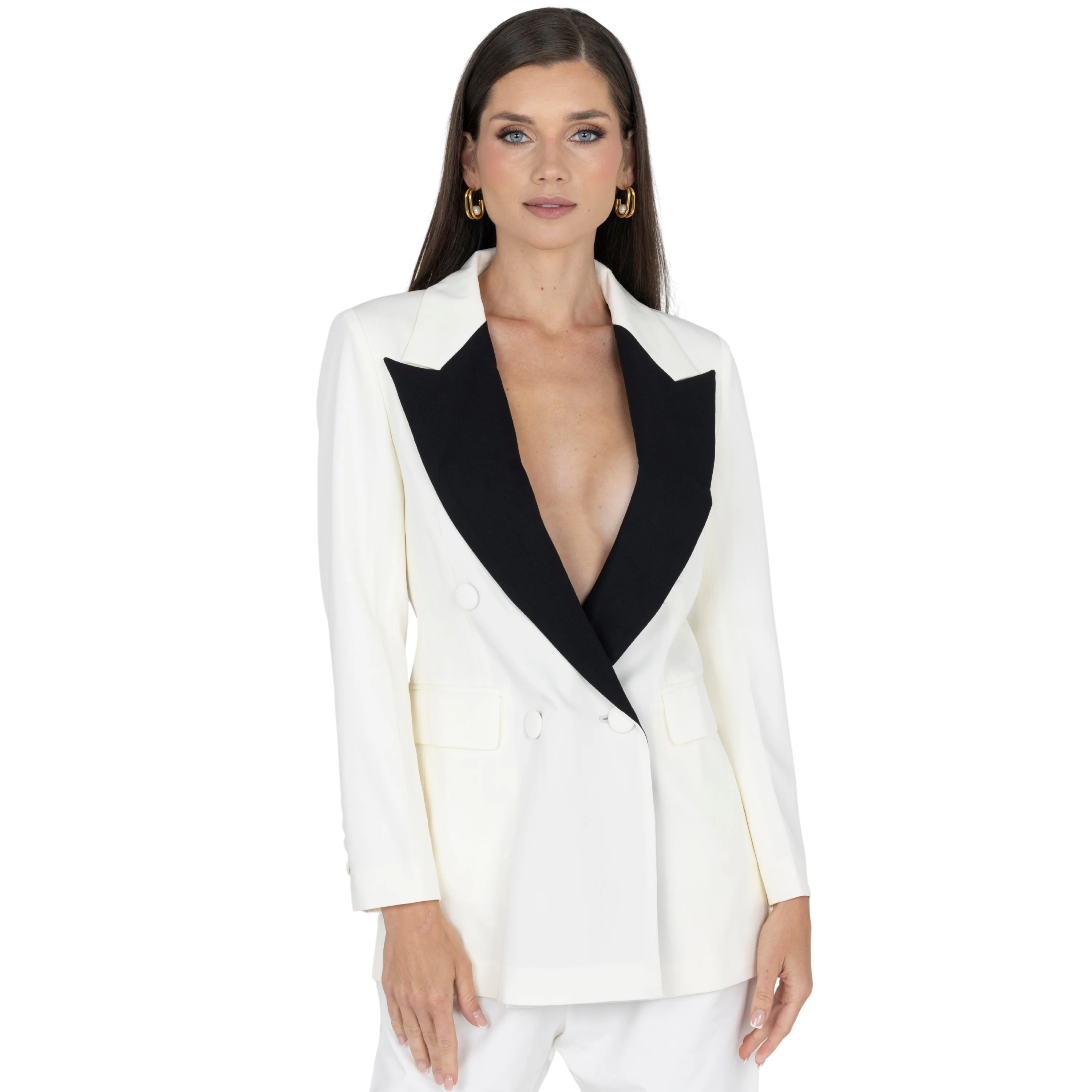 Mendy Double Breasted Tuxedo Jacket