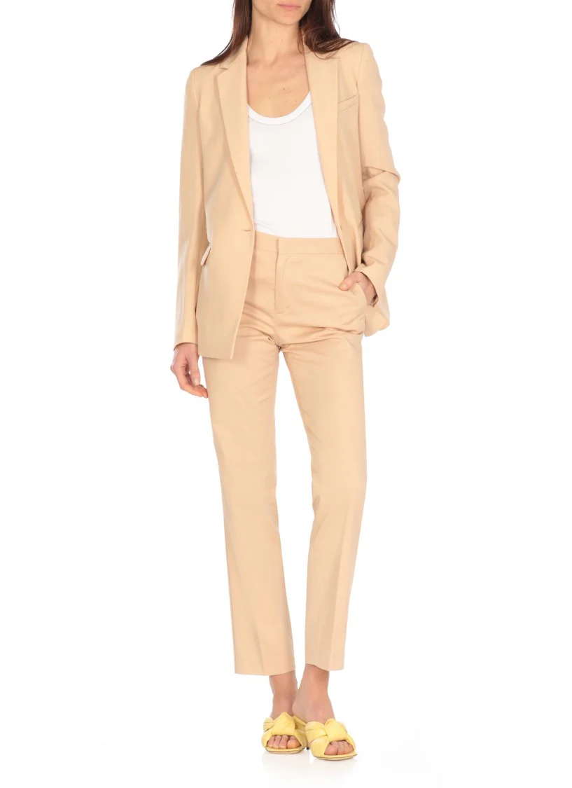 Virgin Wool And Linen Blazer