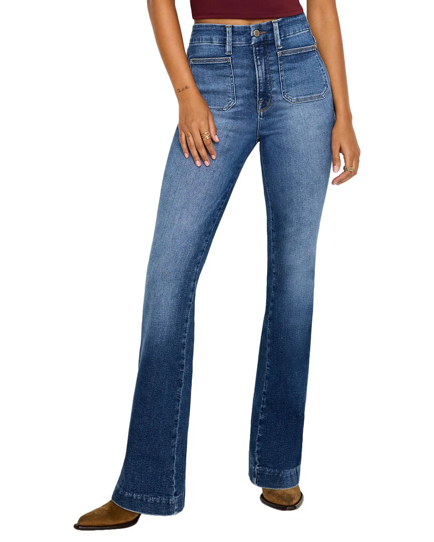 GOOD AMERICAN Good Curve Boot Indigo Jean