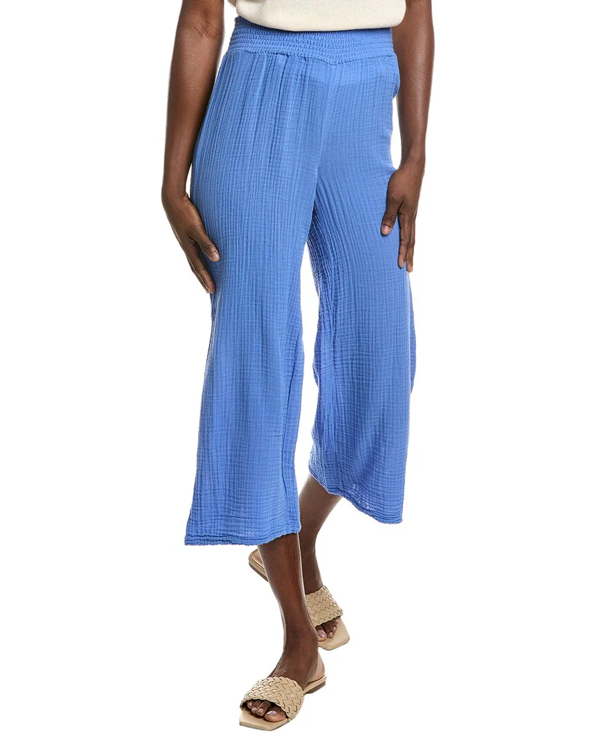 Michael Stars Medina Smocked Waist Cropped Pant