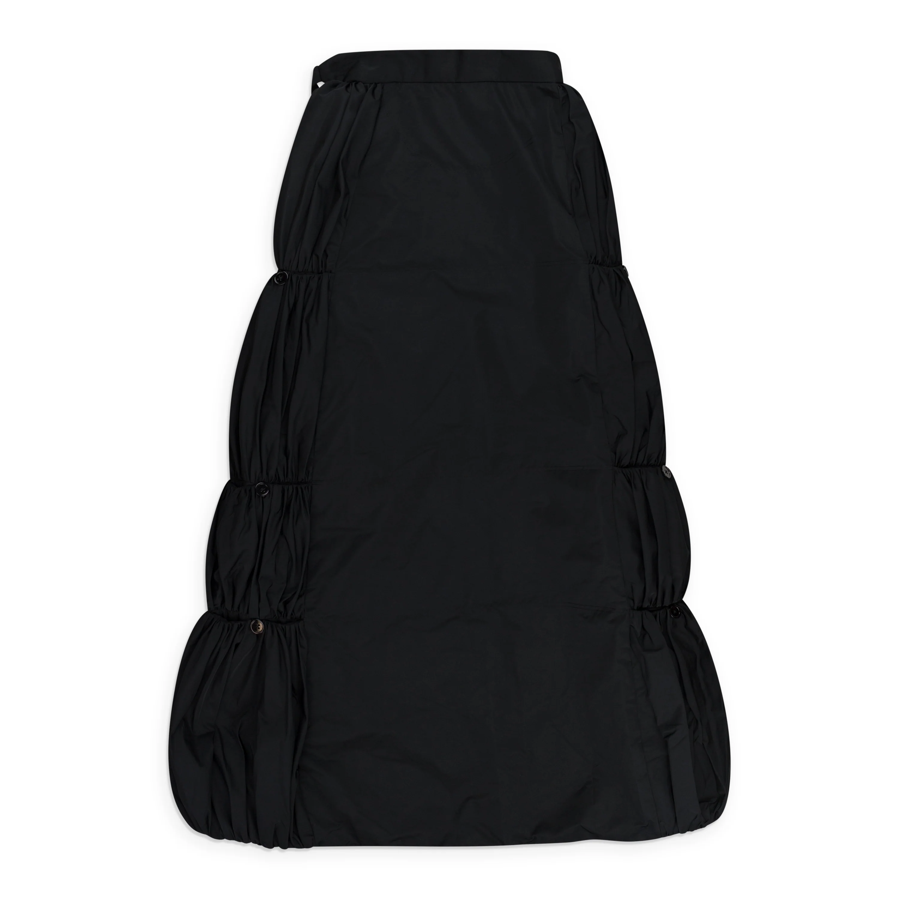 SALOON BLACK FLARED SKIRTS