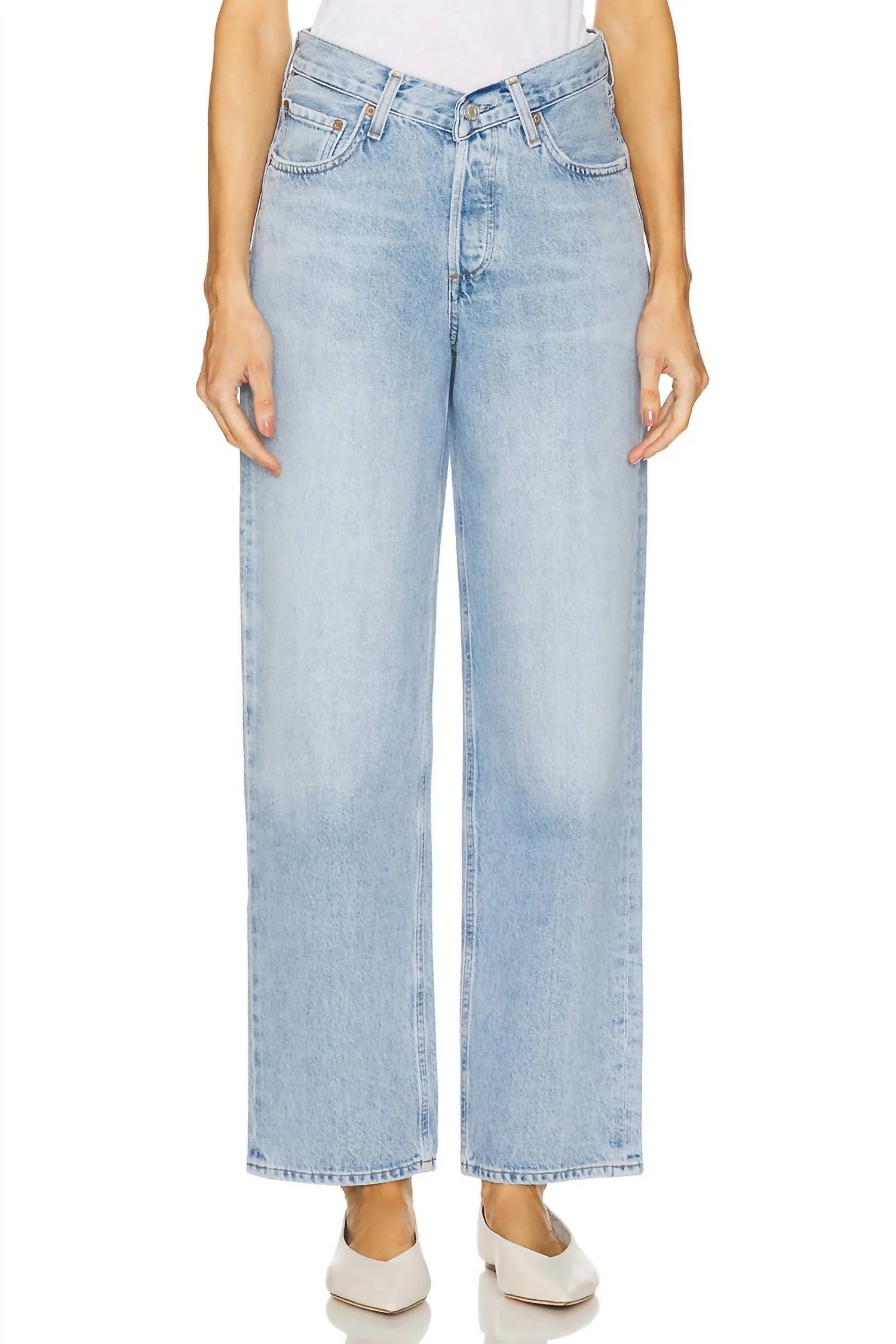 V-Waist Baggy Jeans In Prevail
