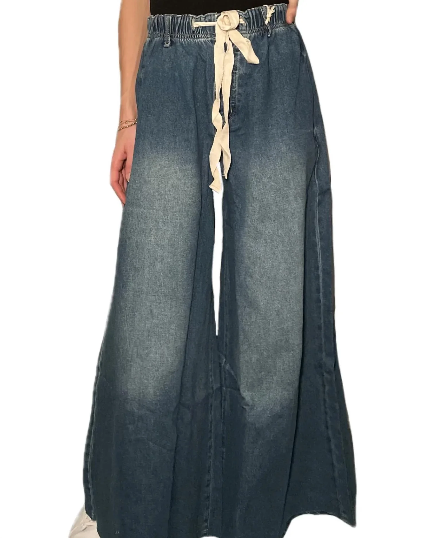 Bell Jar Pants In Dark Denim