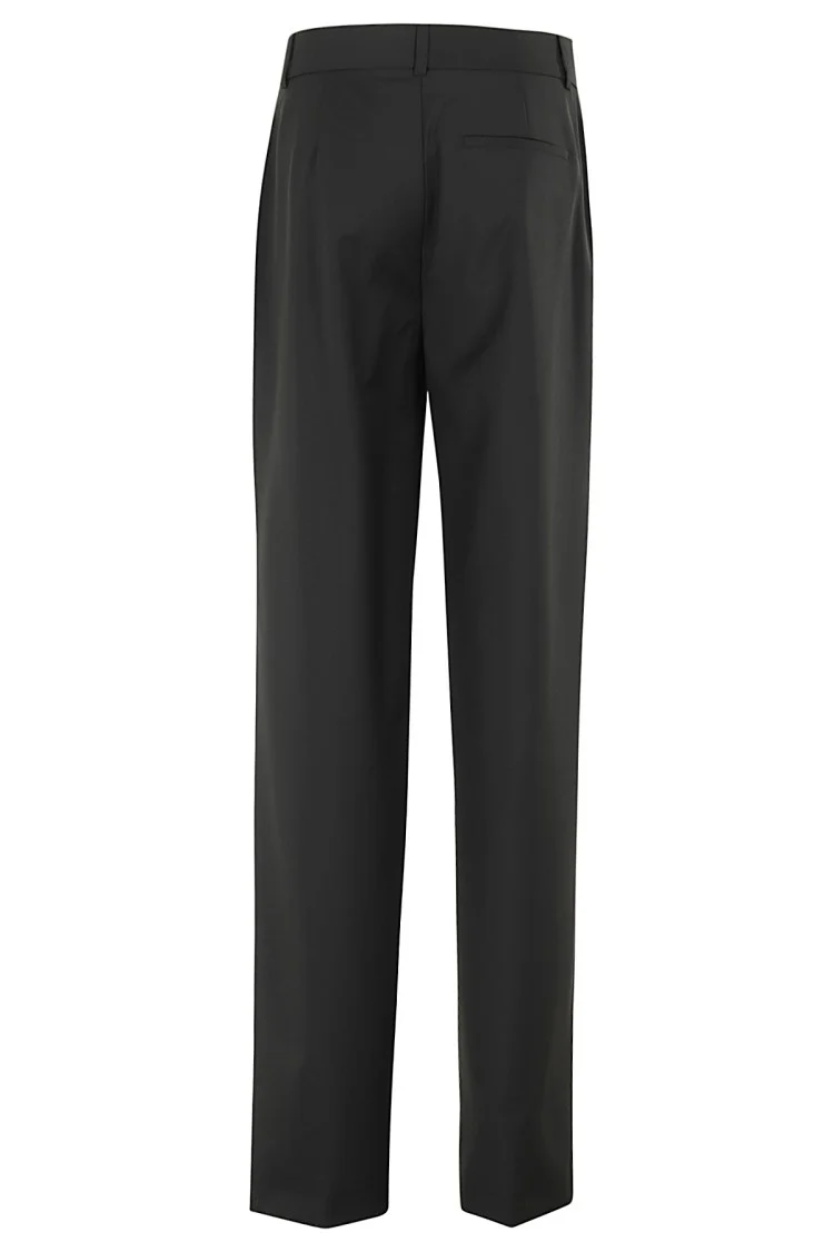 Straight Leg Relaxed Tailored Trousers