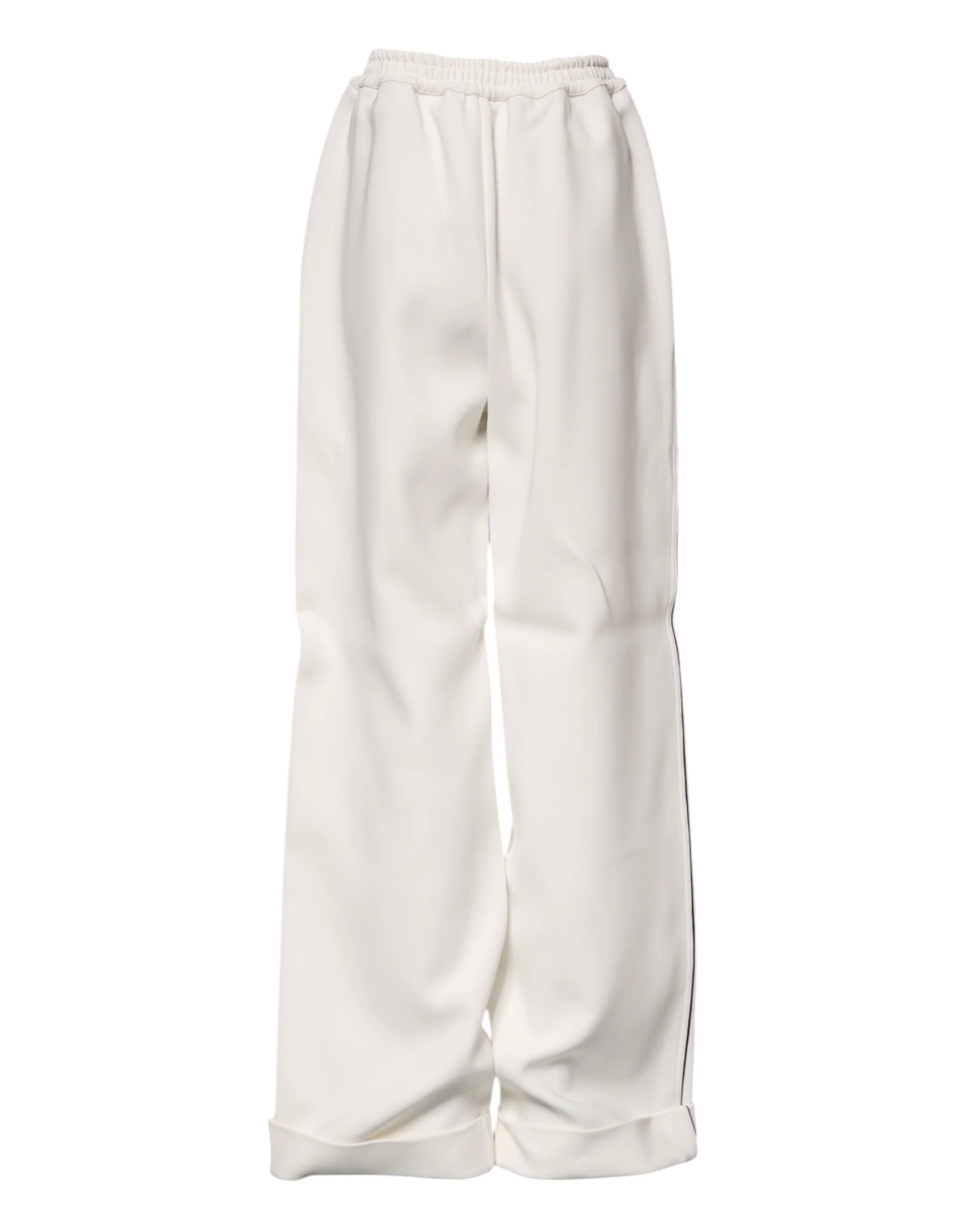 Dolce & Gabbana Viscose Wide Leg Pull On Women's Pants