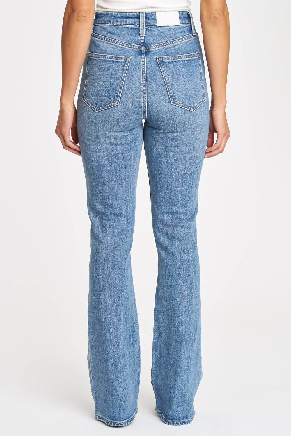 Dana High Rise Flare Jean In Denim