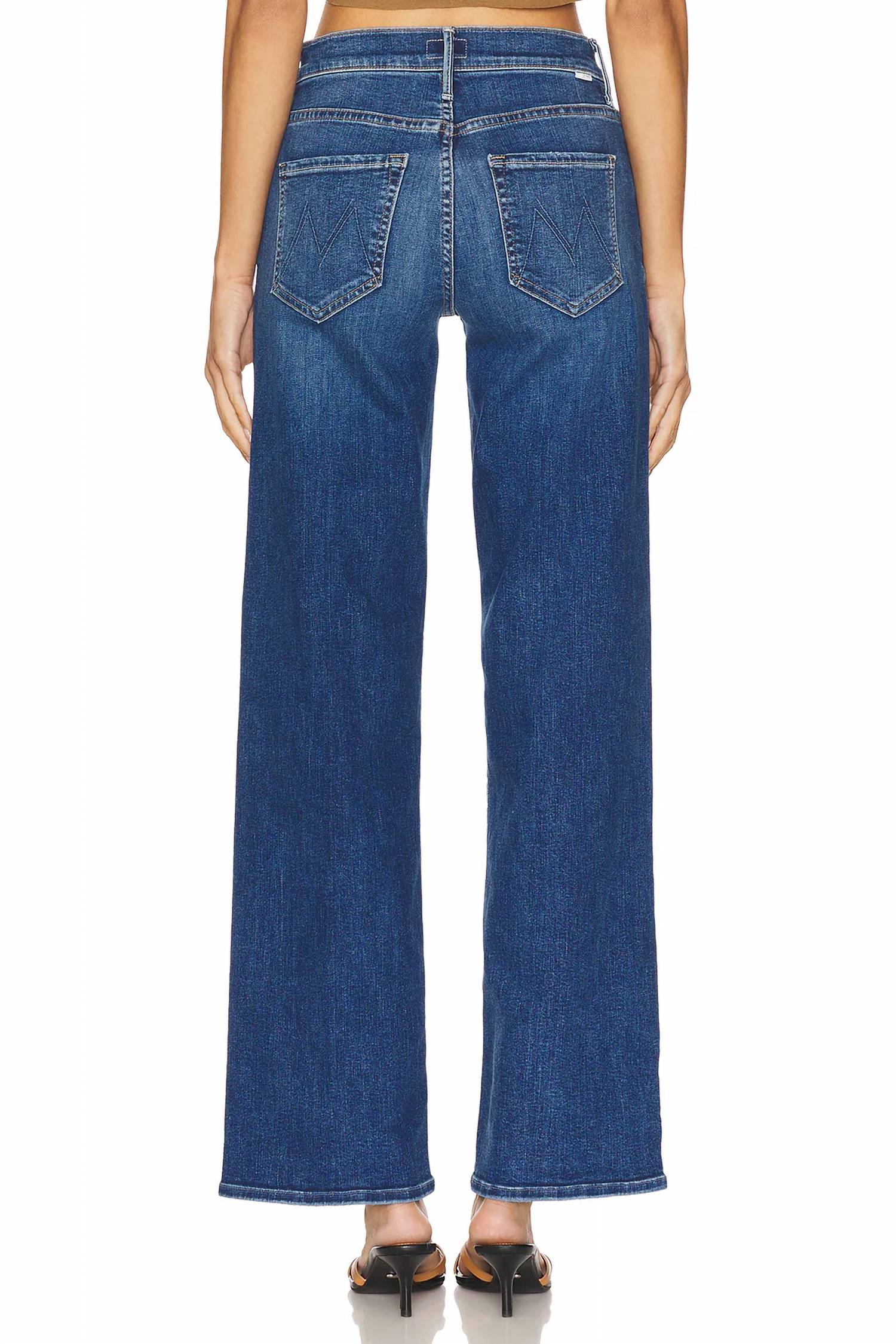 Mid Rise Maven Sneak Jeans In Over The Top