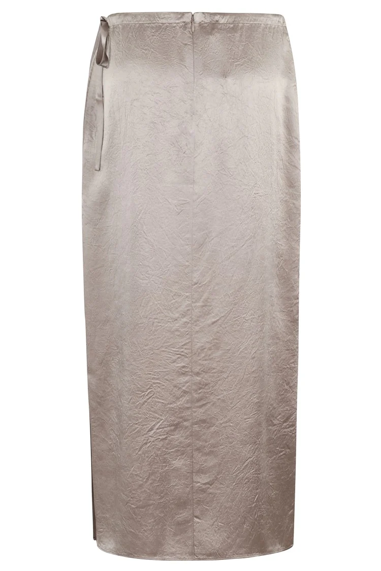 Crinkled Pencil Skirt