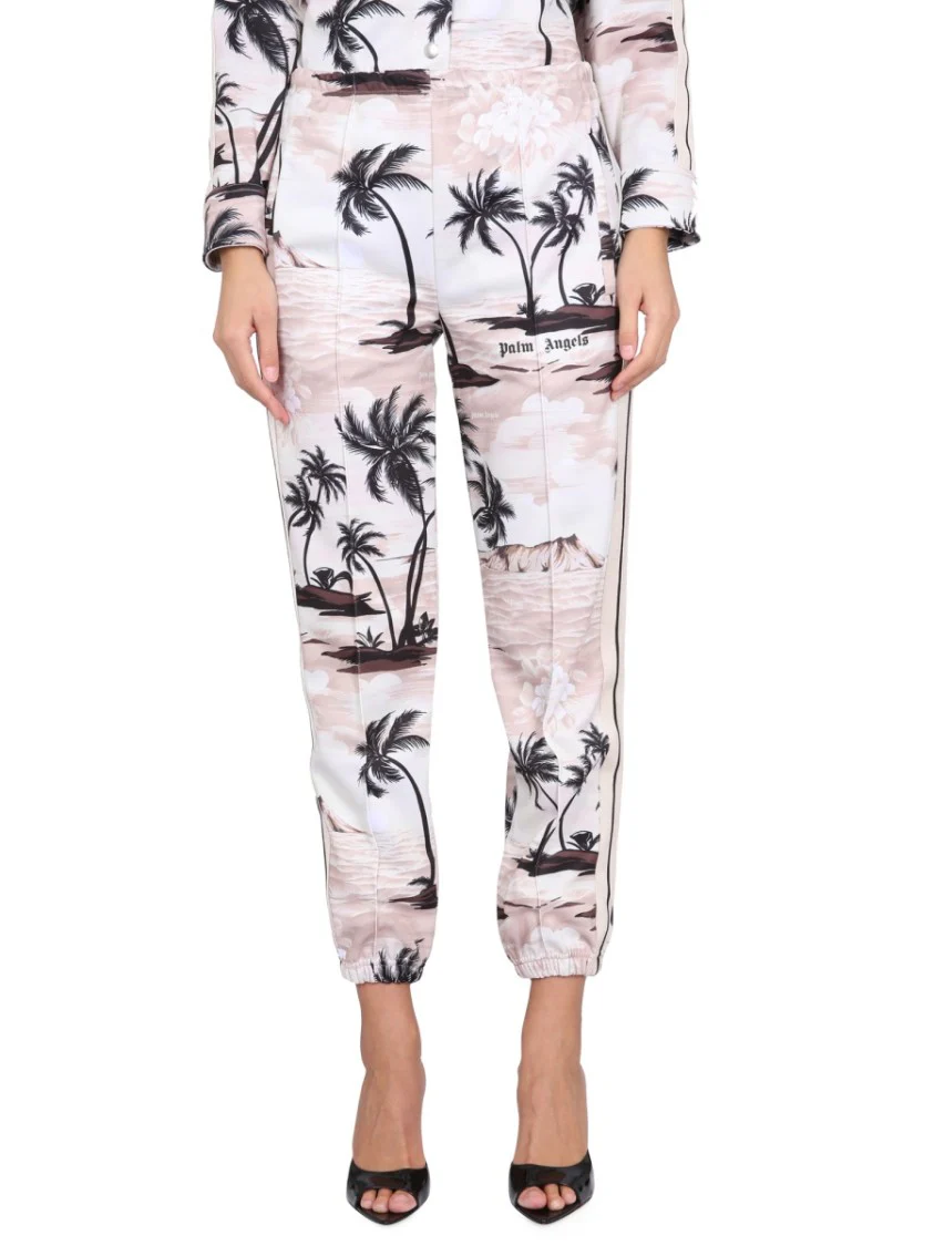 Island Print Pants