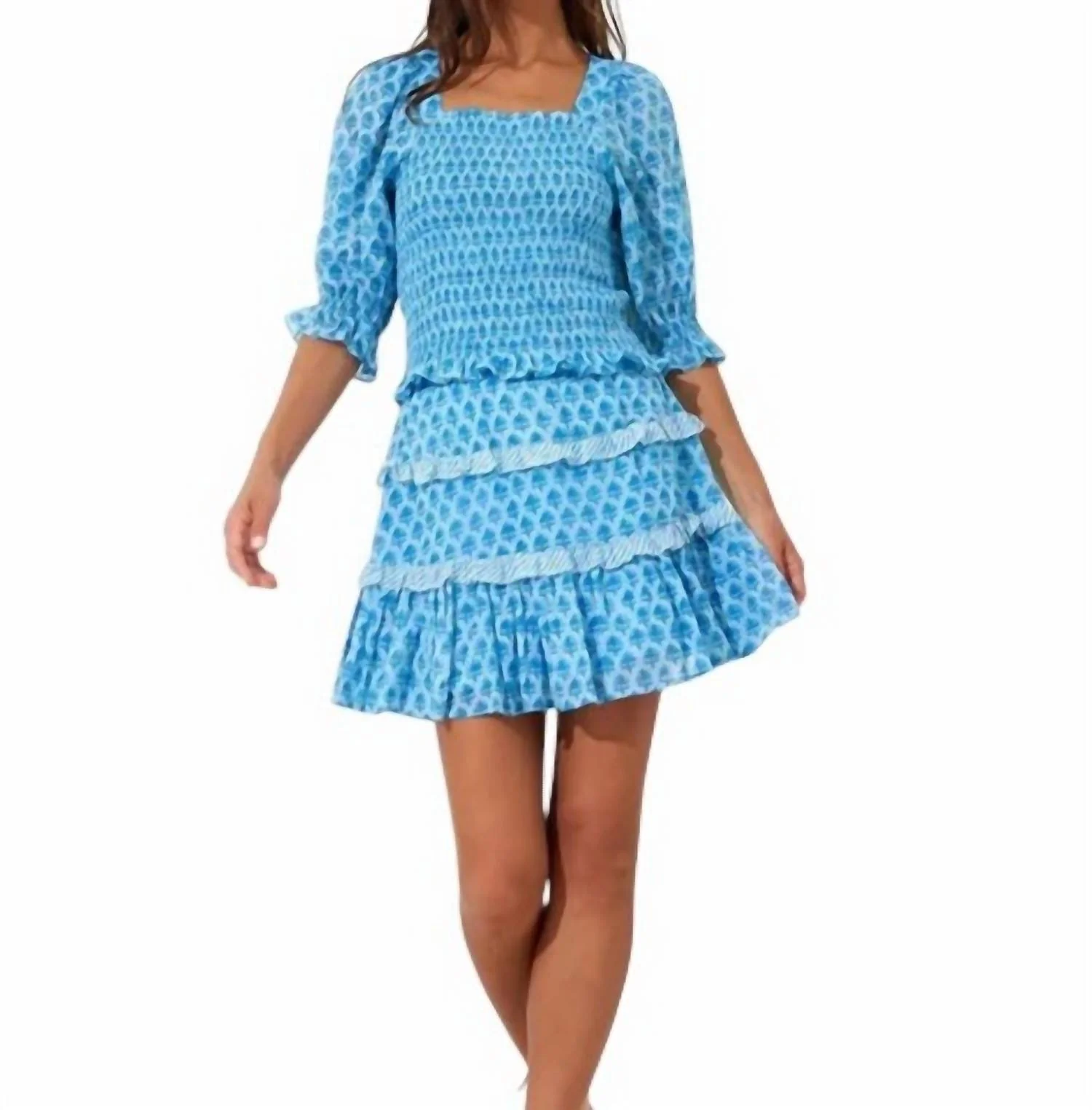 Flirty Skirt In Fern Blue