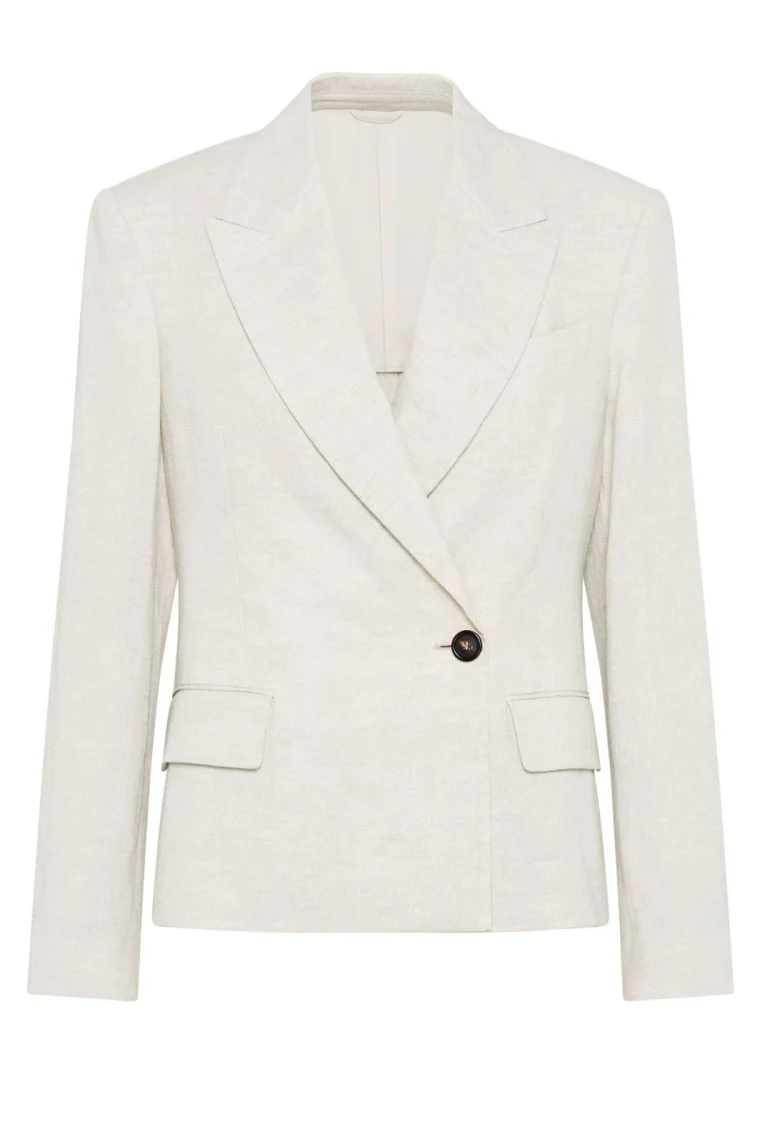 Tailored Blazer With Classic Lapel