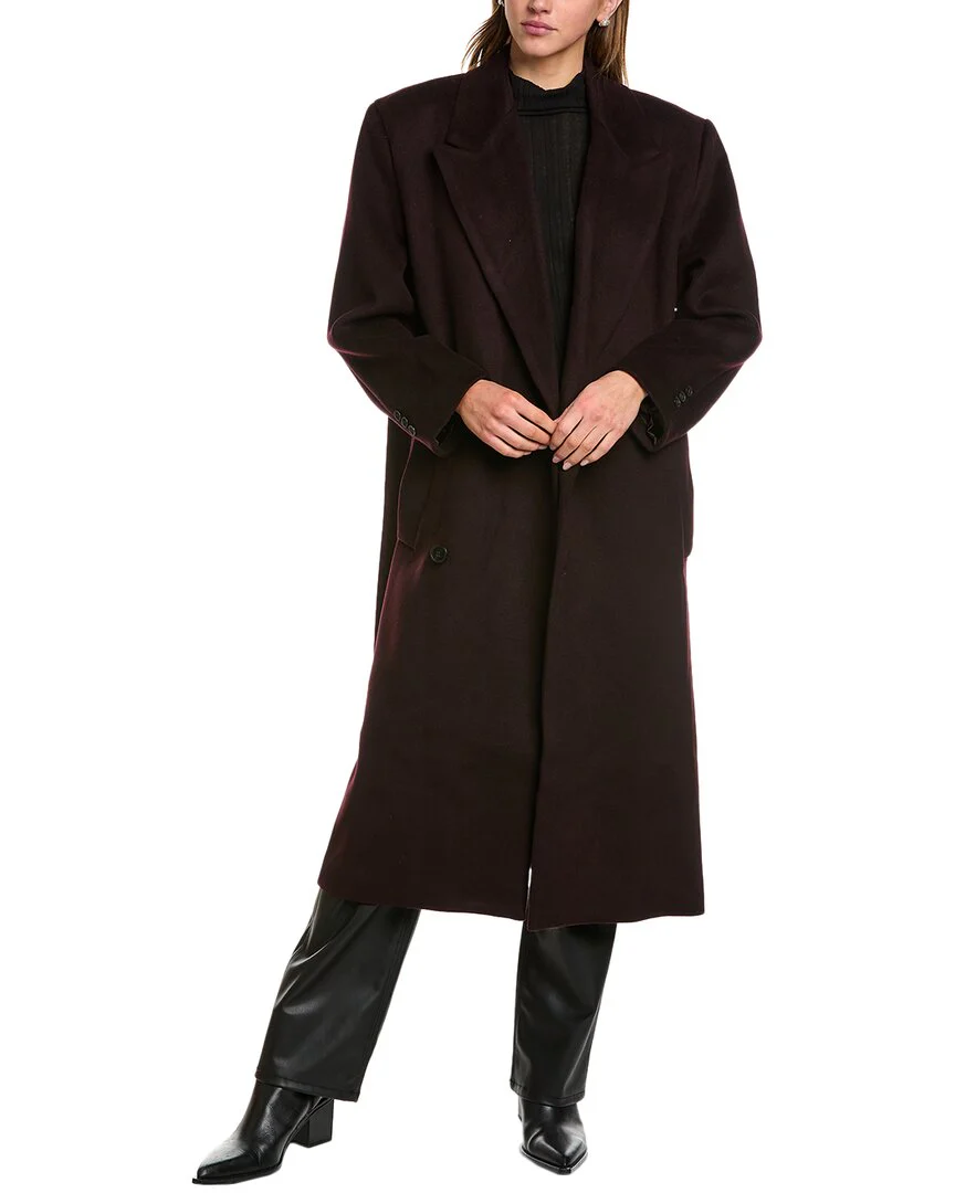 Bardot Classic Oversized Wool0-Blend Coat