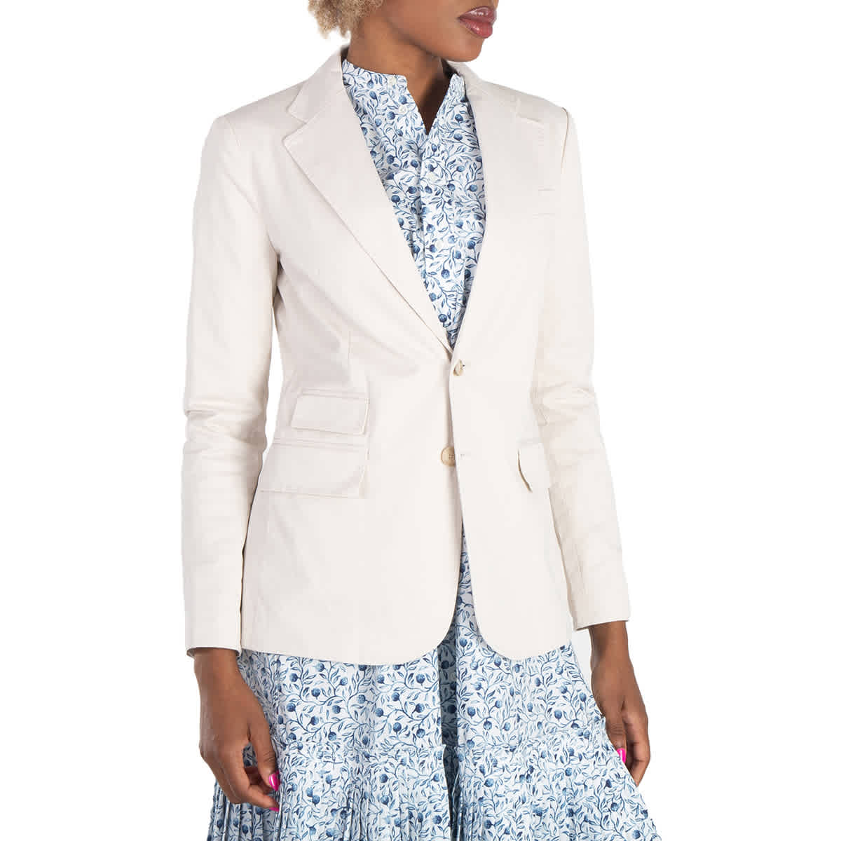 Polo Ralph Lauren Single-Breasted Cotton Blazer