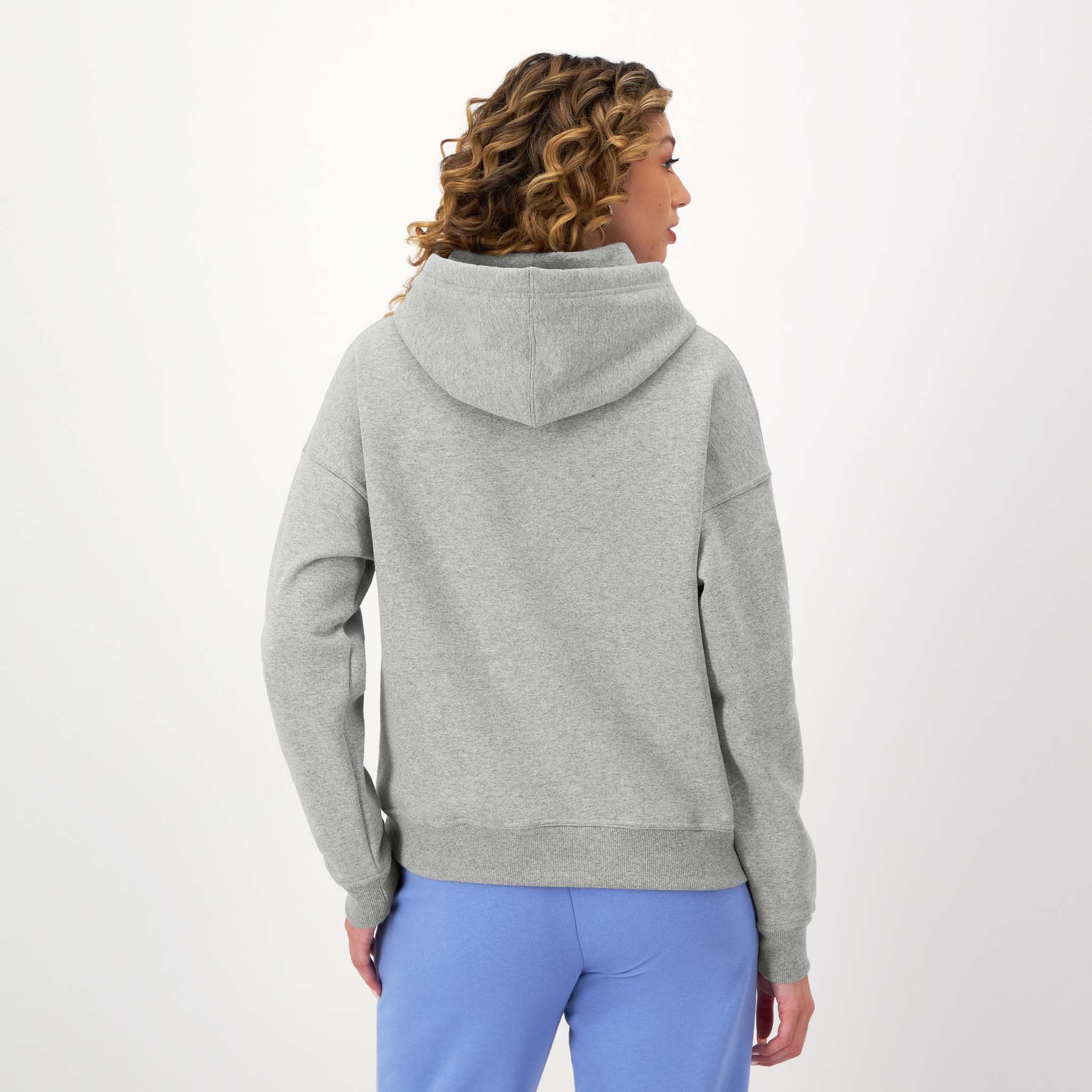 Powerblend Hoodie, Relaxed, Full Embroidered Script Logo