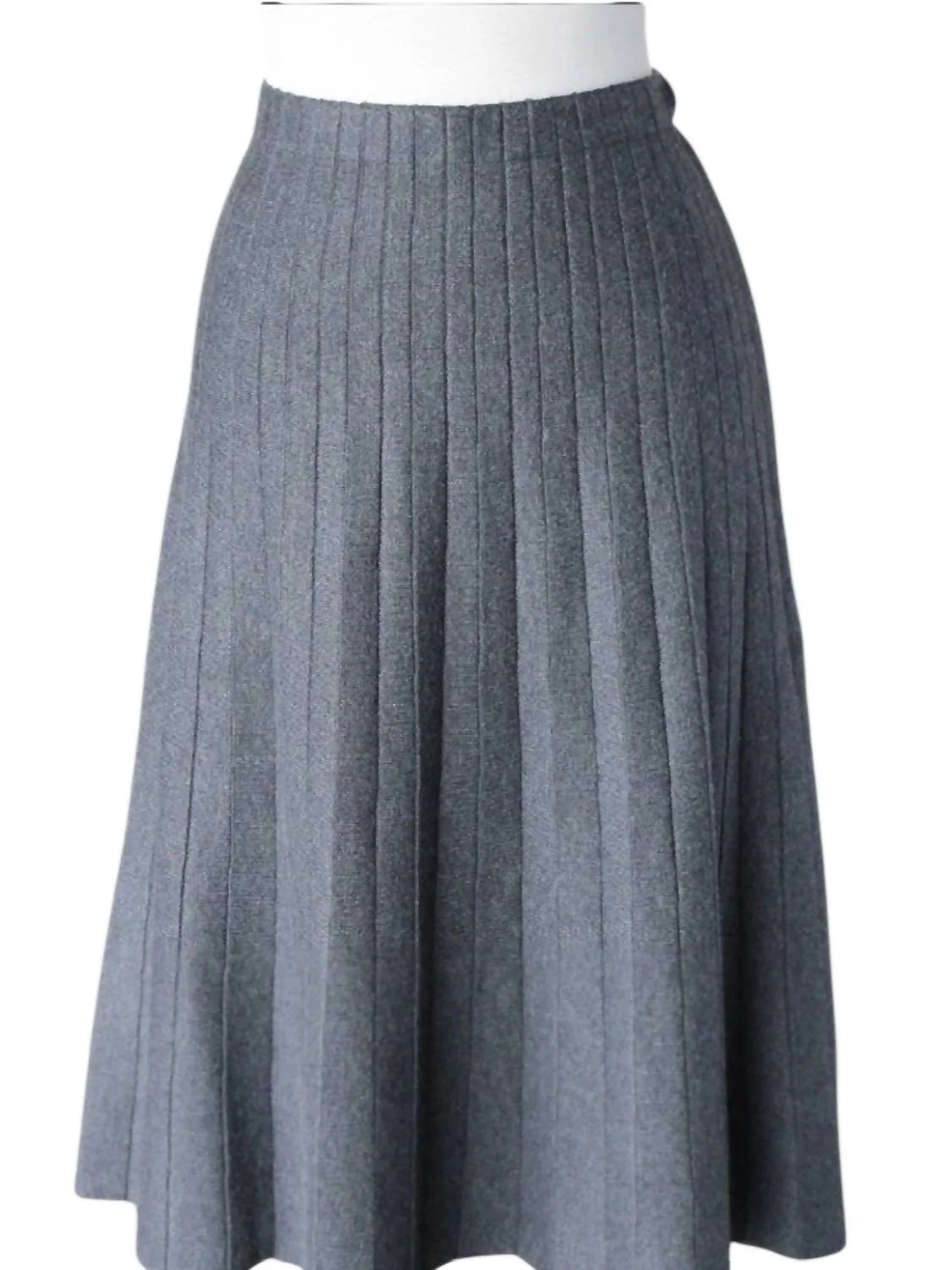 Women's Knit Skirt In Grey