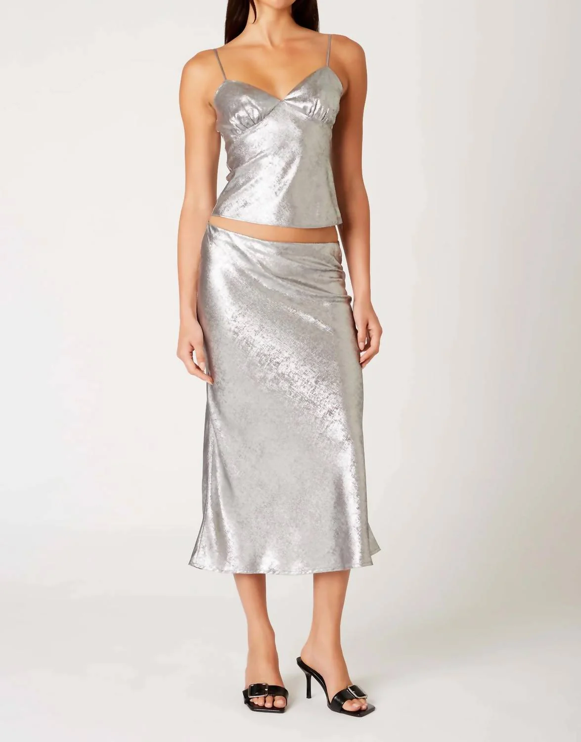 Lucien Skirt In Chrome