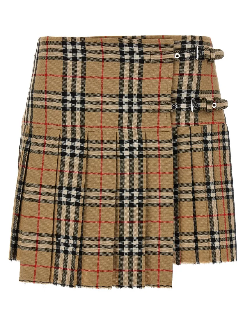 Kilt Pleated Mini Skirt