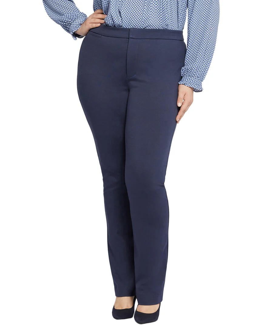 NYDJ Plus Slim Oxford Navy Trouser Jean