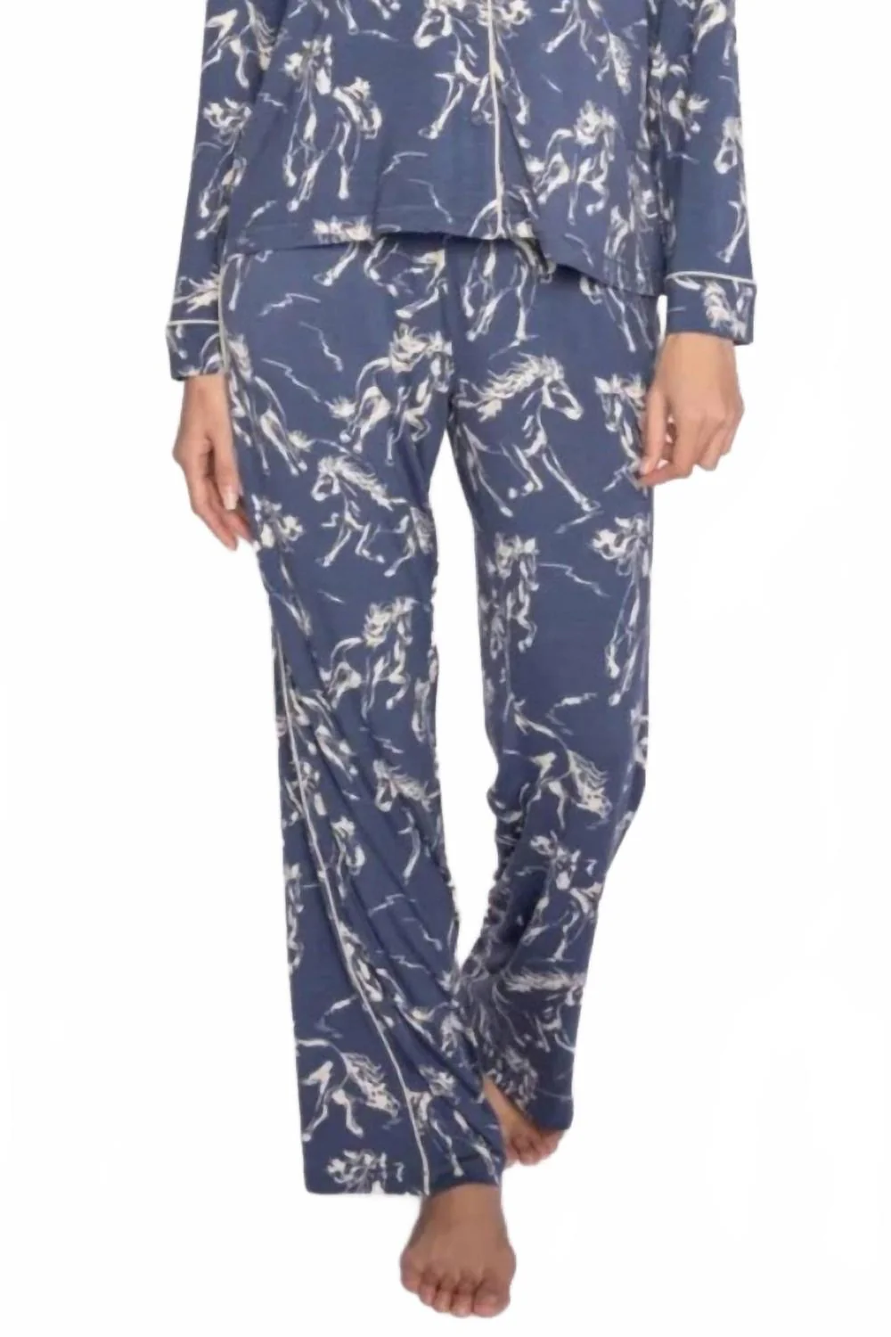 Run Wild Pajama Pants In Dark Denim