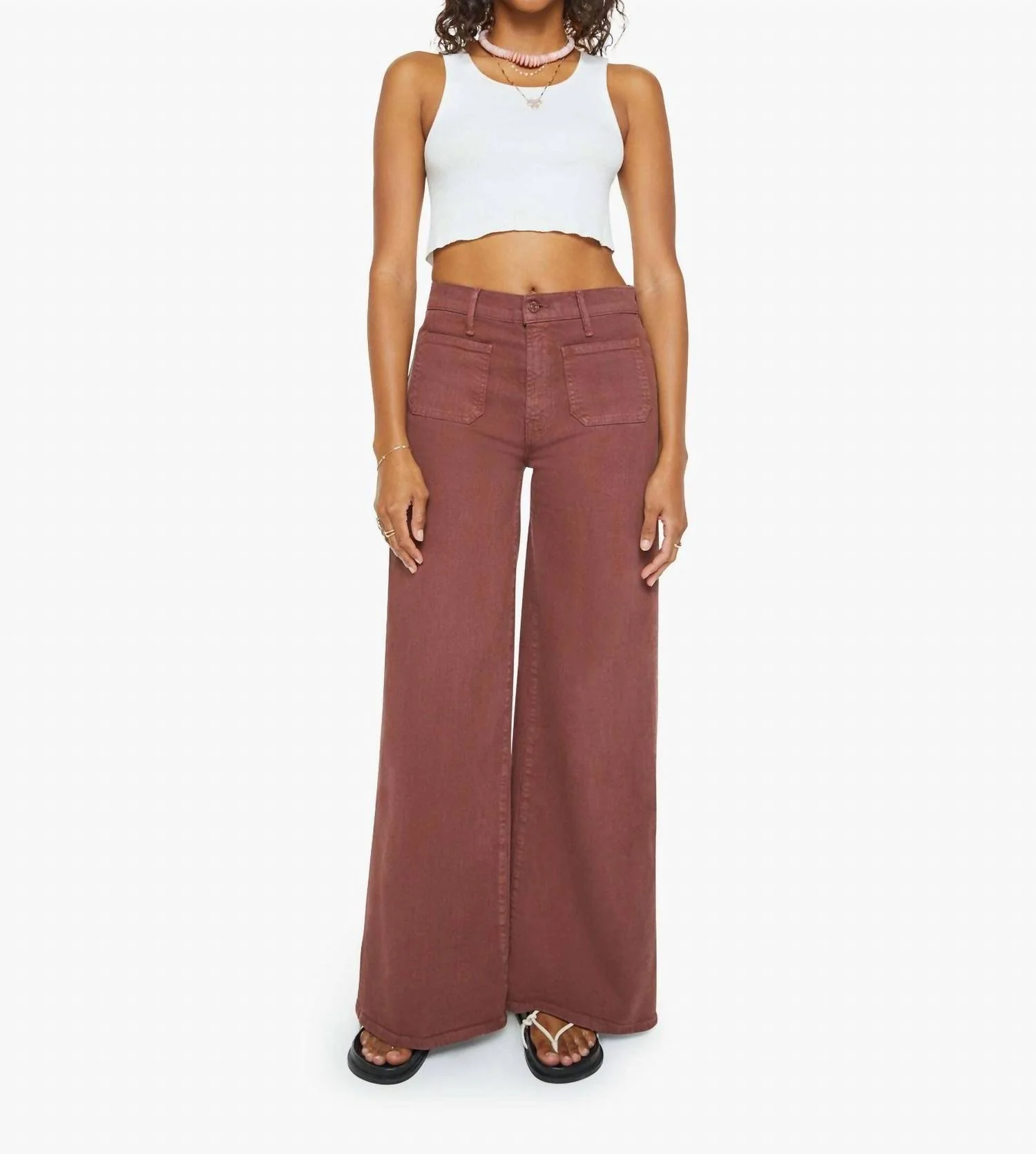 Patch Pocket Undercover Sneak Pants In Cats And Dogs Friar Brown