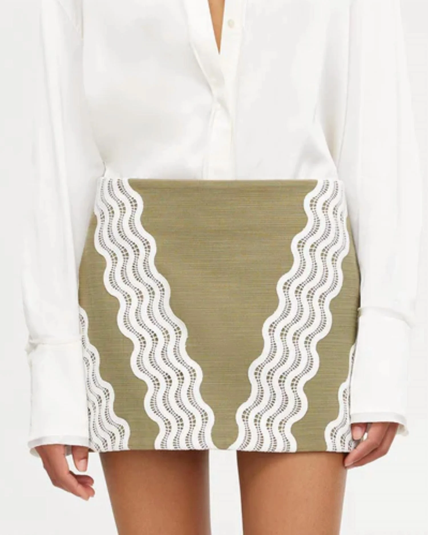 Eleni Micro Skirt In Khaki