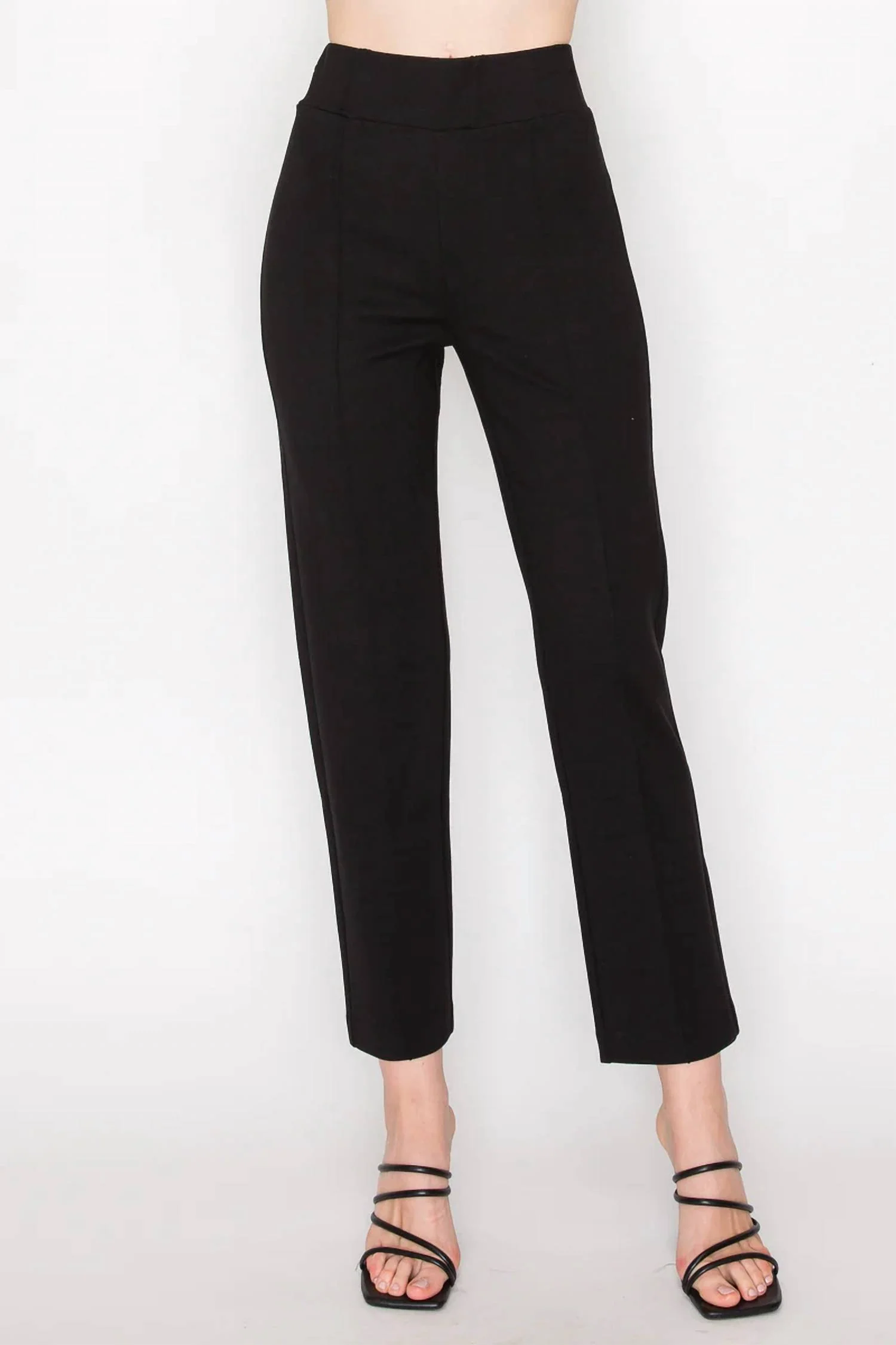 Paul Ponte Knit Pant In Black
