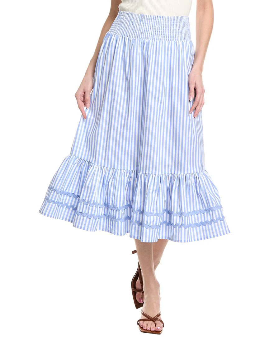 Sail to Sable Tiered Hem Skirt