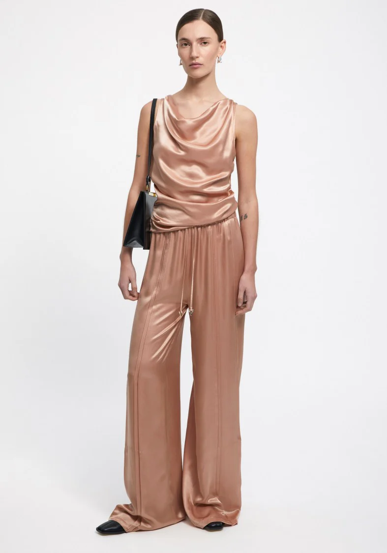 Andros - Satin Wide Leg Pants