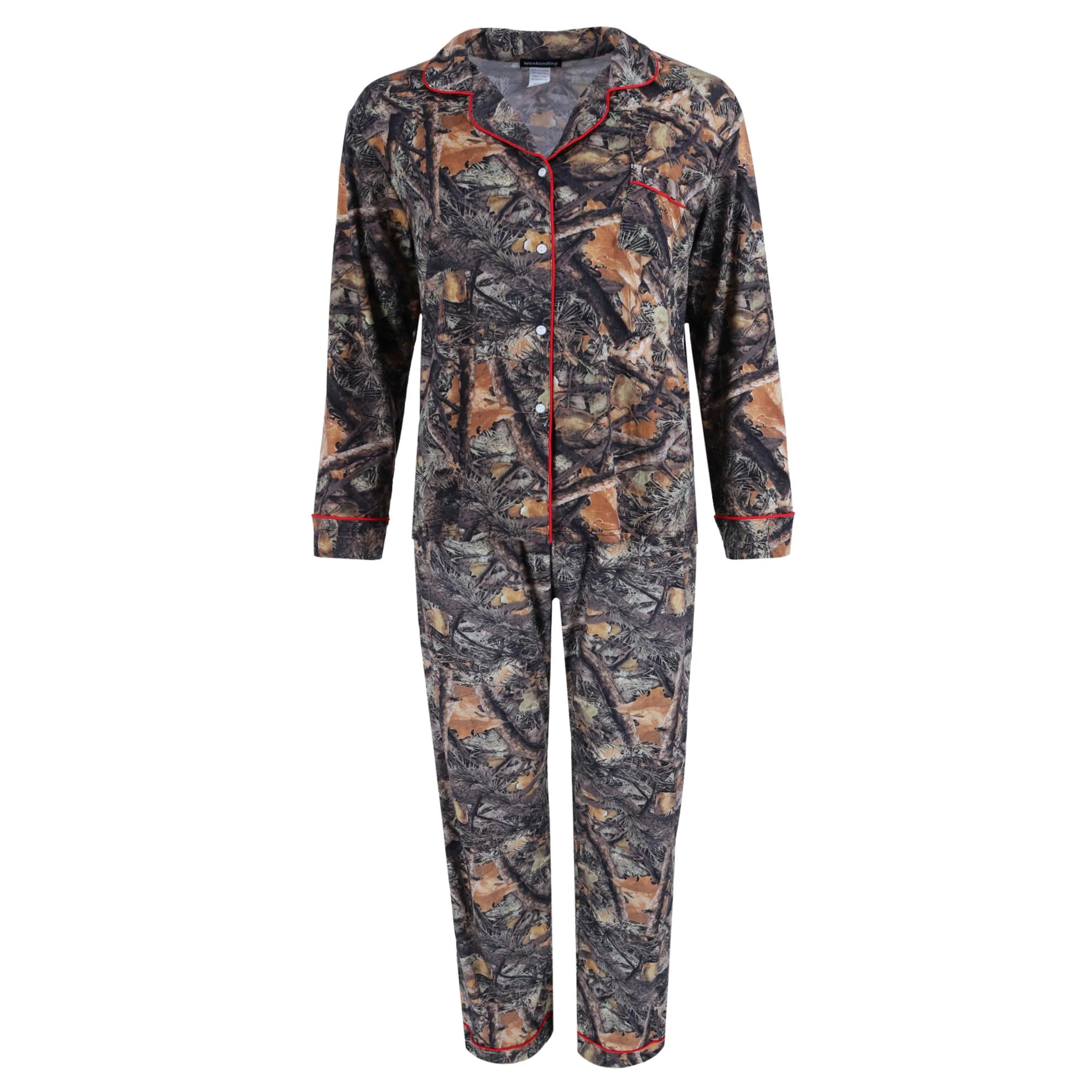 Women's Camo Print Pajama Set