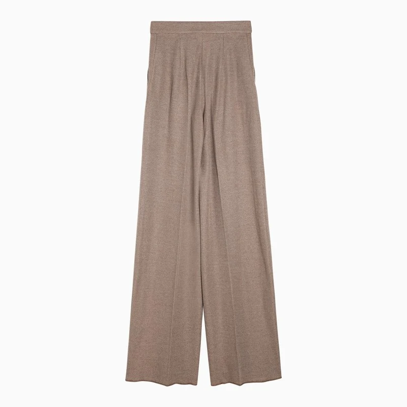 Max Mara Women's Clay-Colou Cotton Palazzo Pants