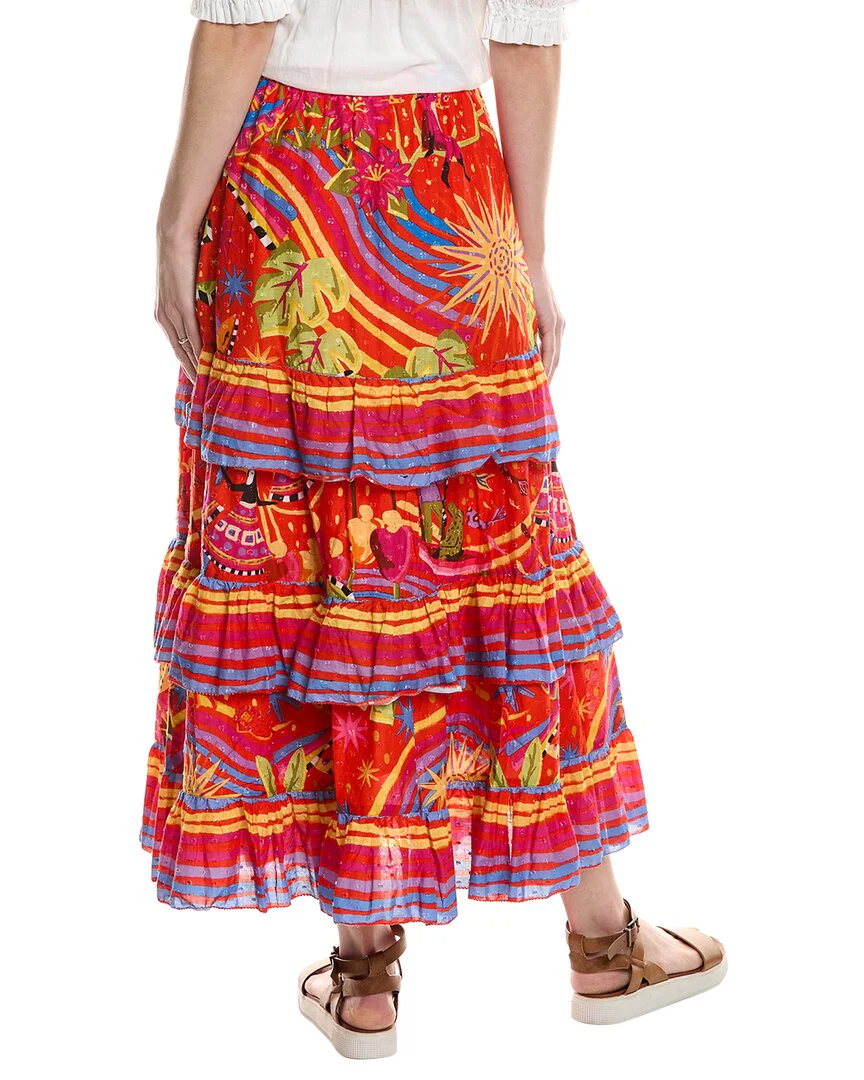 FARM Rio Magic Forest Midi Skirt