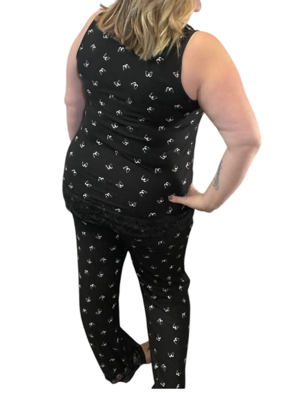 Butterfly Lounge Set In Black