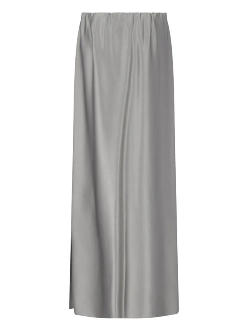 Asymmetric Maxi Skirt – Grey