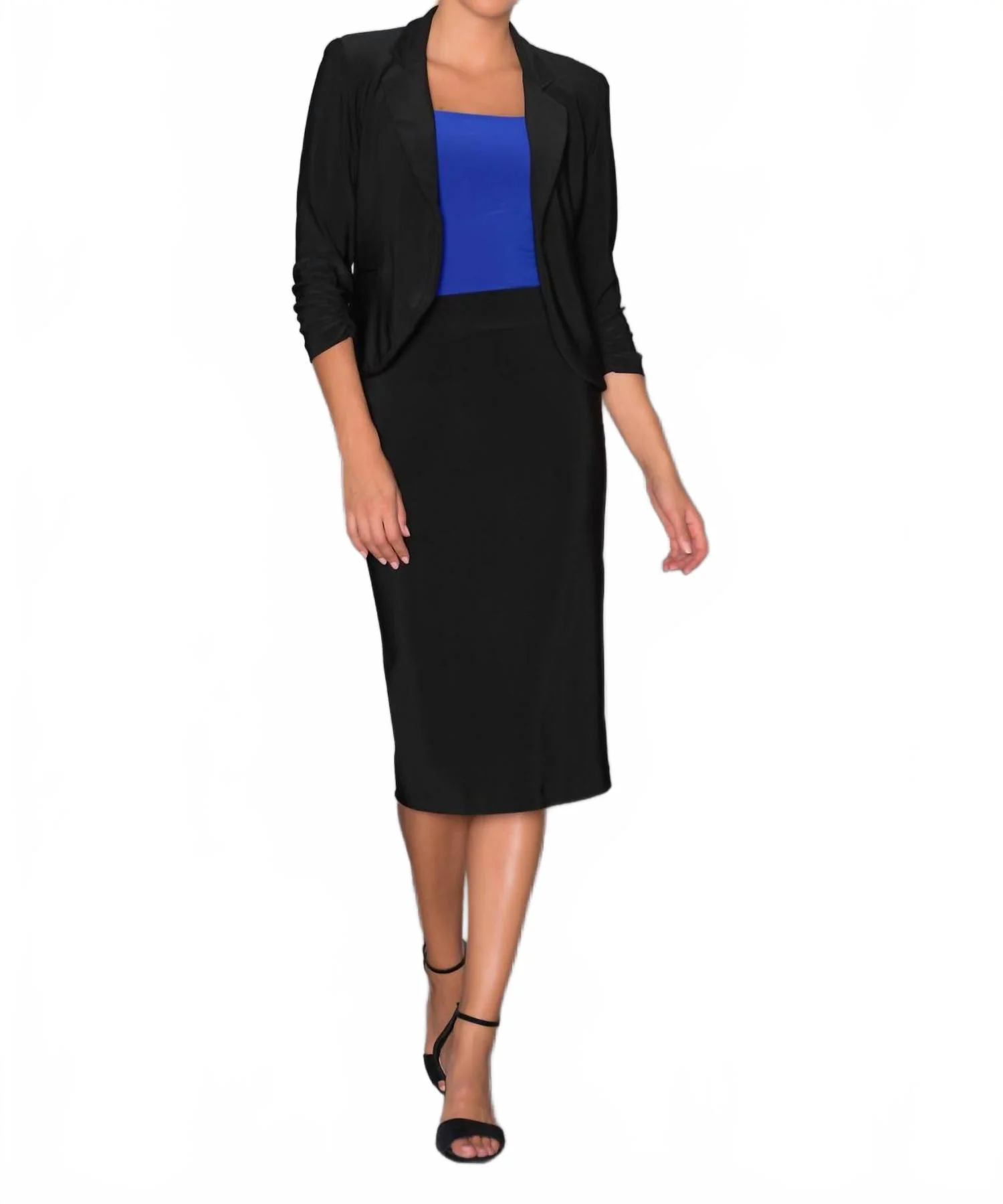 Black Mid Calf Skirt